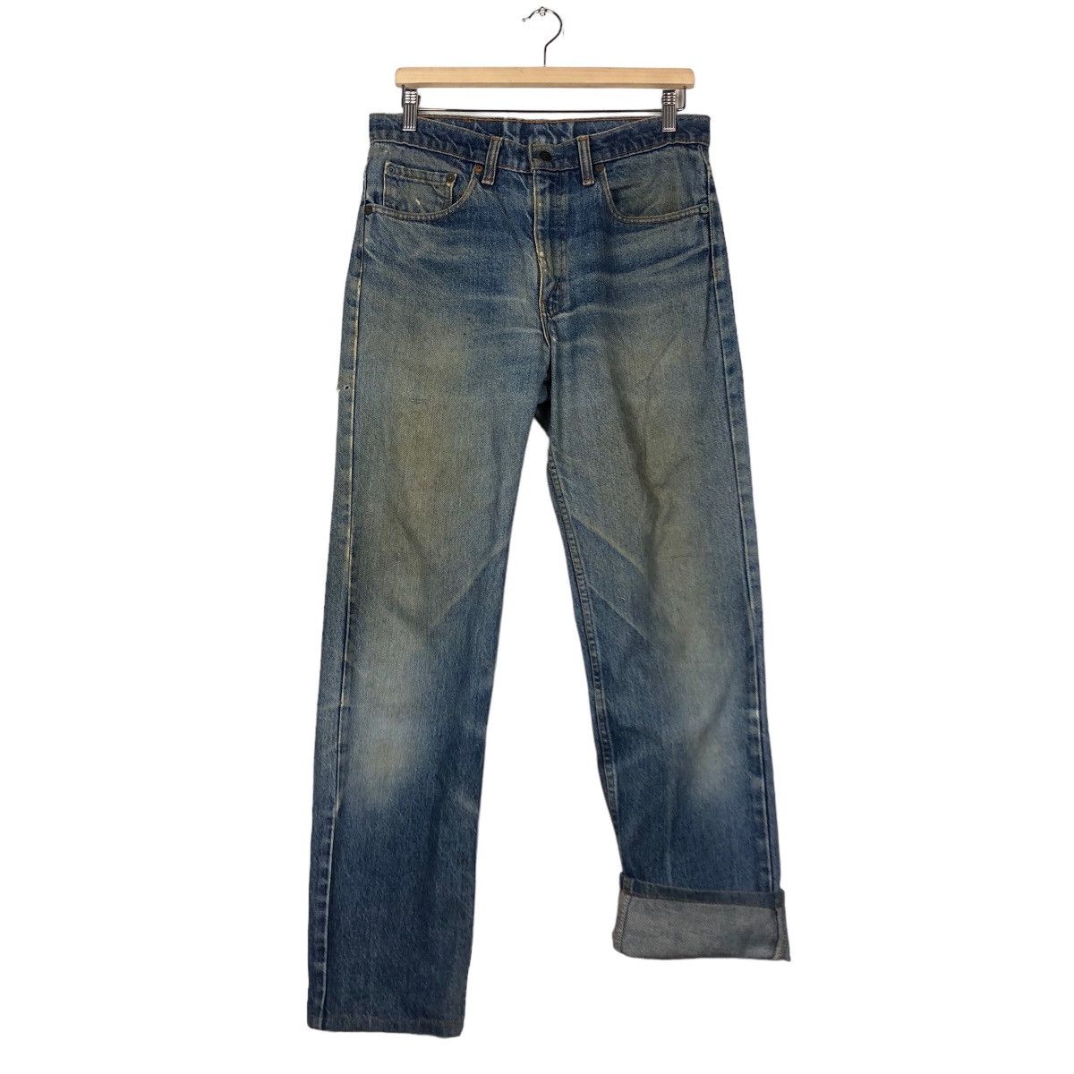 Levi's 🔥Vintage Distressed Denim Jeans Levi’s Size US 32 / EU 48 - 11 Thumbnail
