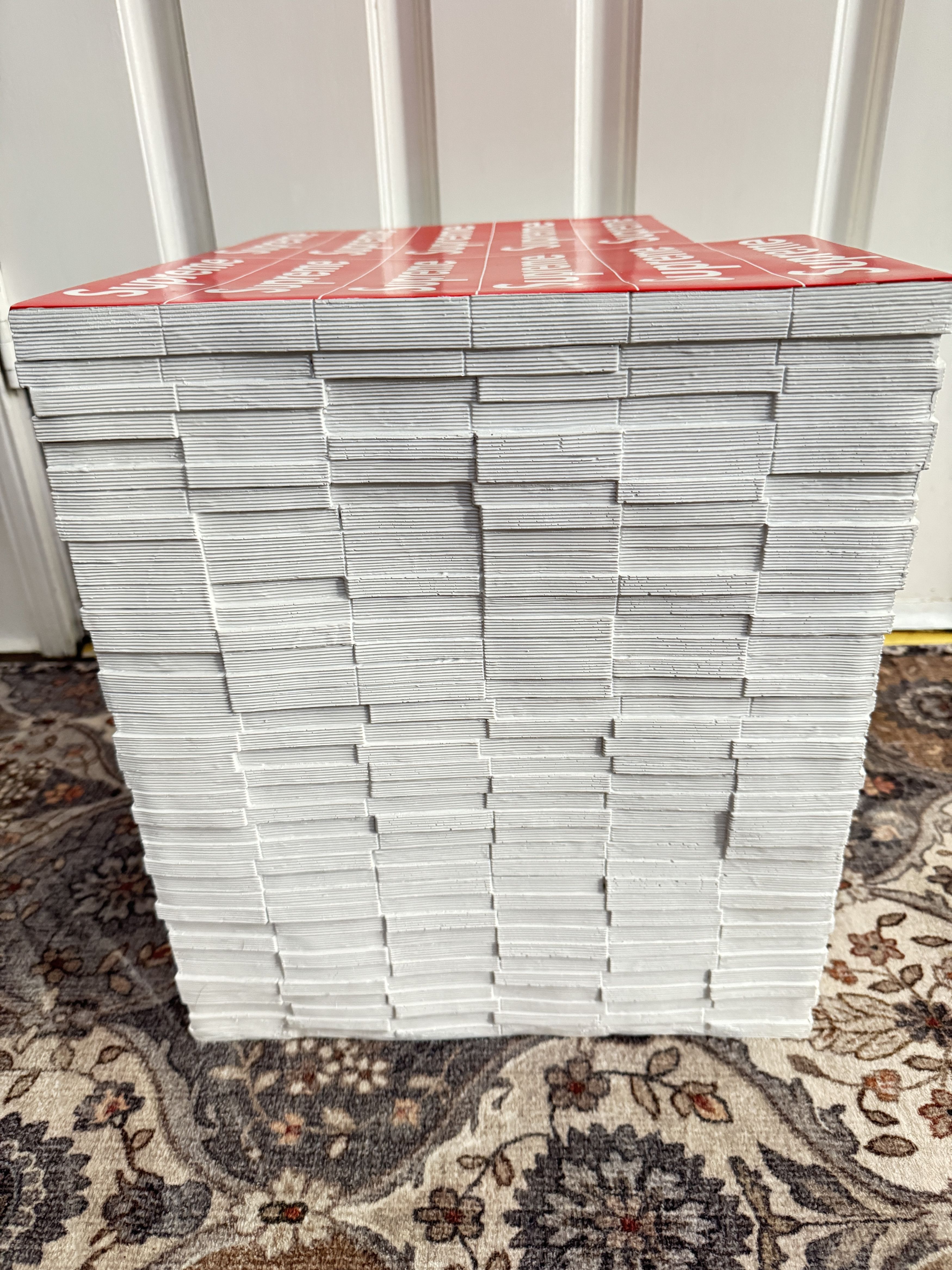 Supreme Supreme Box Logo Sticker Bricks Stool Side Table Size ONE SIZE - 5 Thumbnail