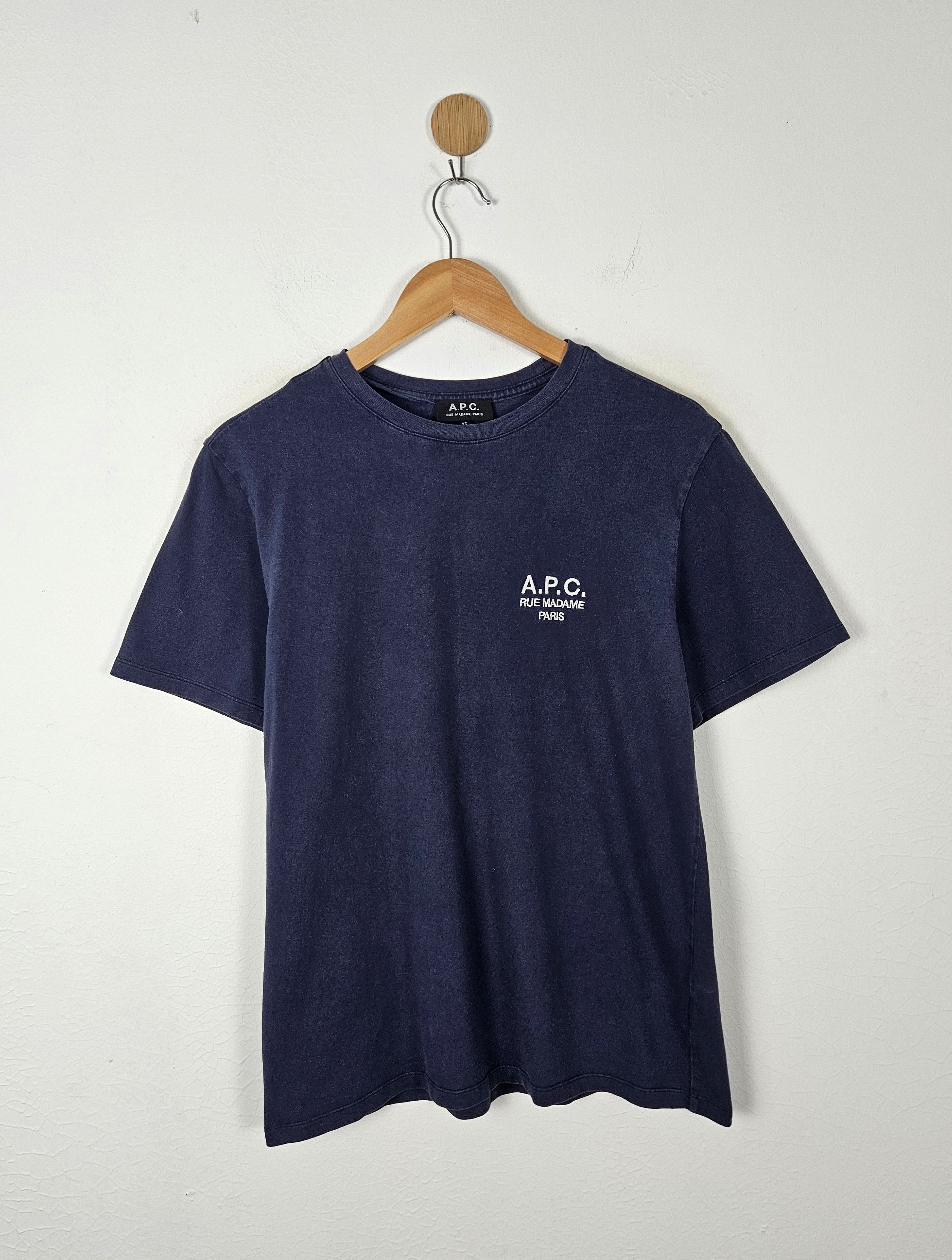 APC Rue Madame Paris embroidery shirt