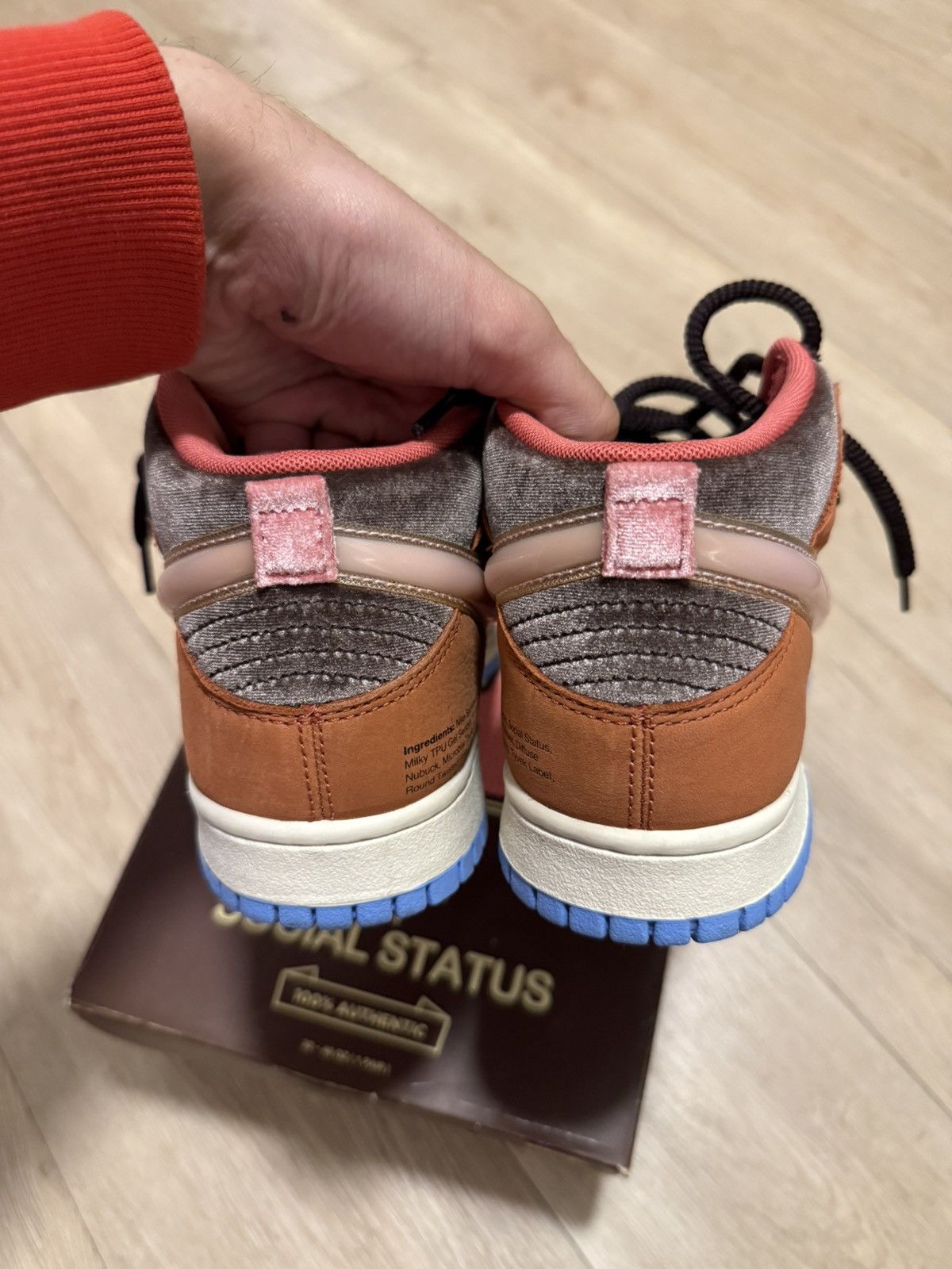 Nike × Social Status Nike dunk mid chocolate milk Size US 9.5 / EU 42-43 - 4 Thumbnail