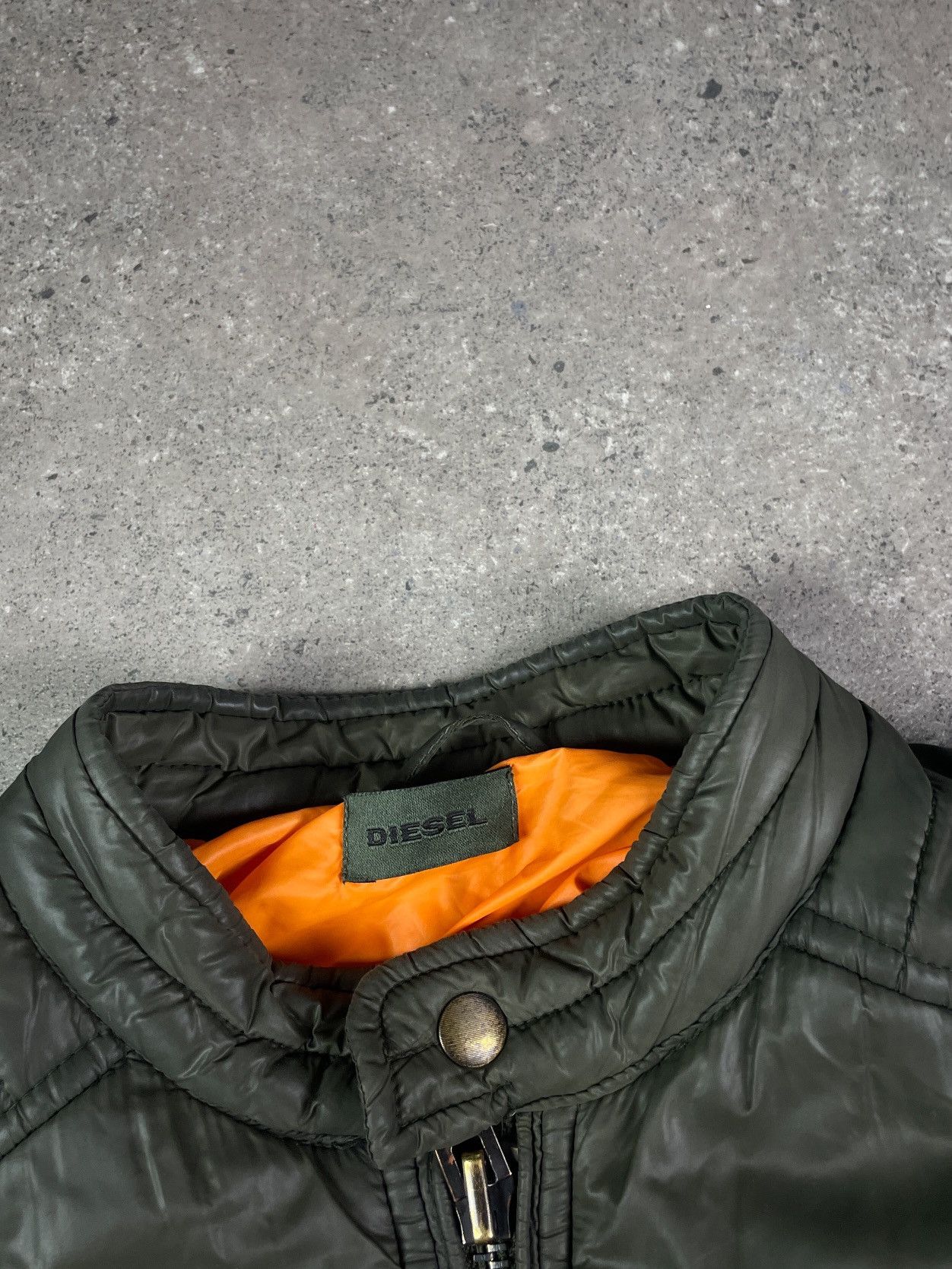 Diesel × Vintage Vintage Y2K diesel Military down Puffer Bomber jacket Size US M / EU 48-50 / 2 - 3 Thumbnail