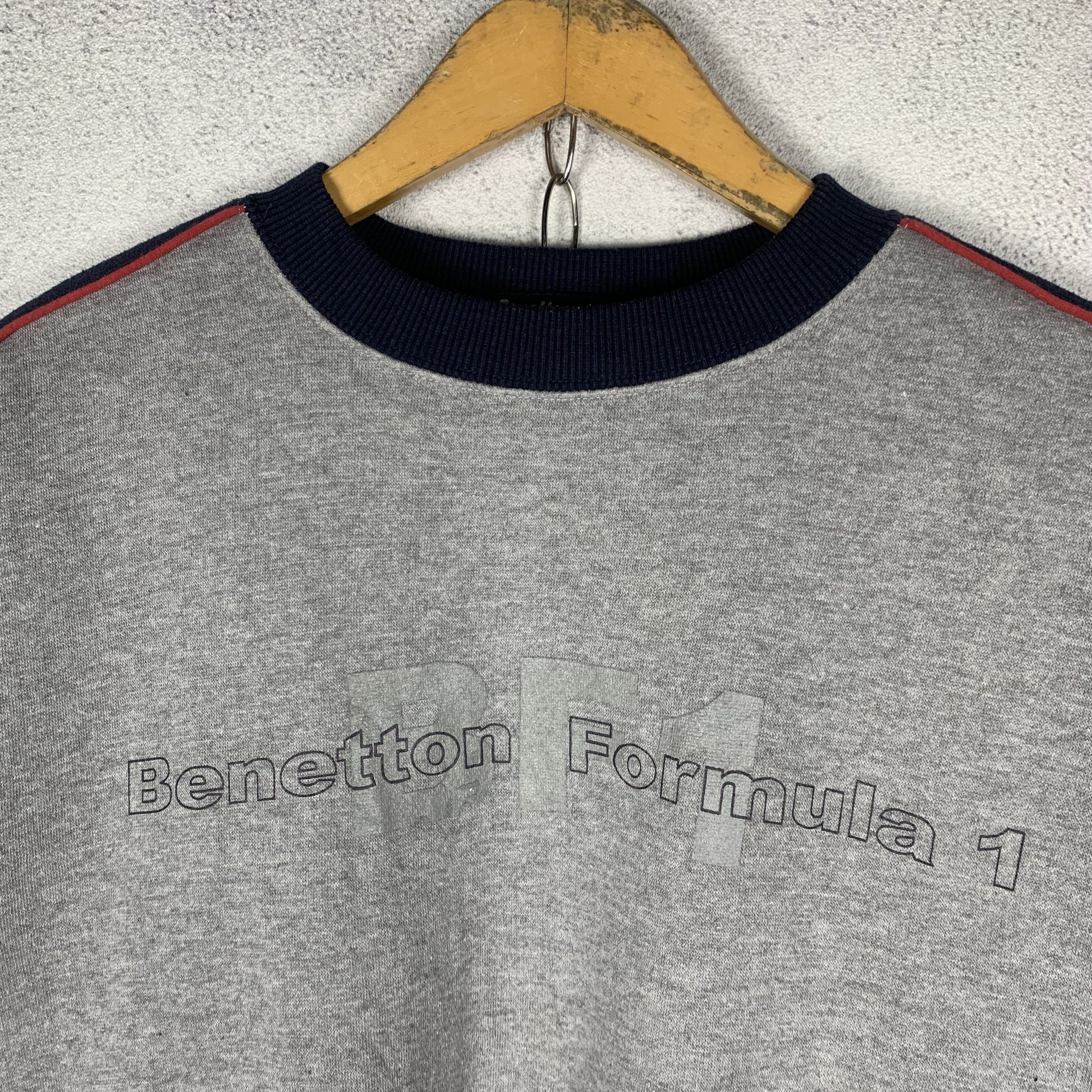 Formula 1 Vintage Benetton Formula 1 Racing Team Sweatshirt Crewneck Size US S / EU 44-46 / 1 - 2 Thumbnail