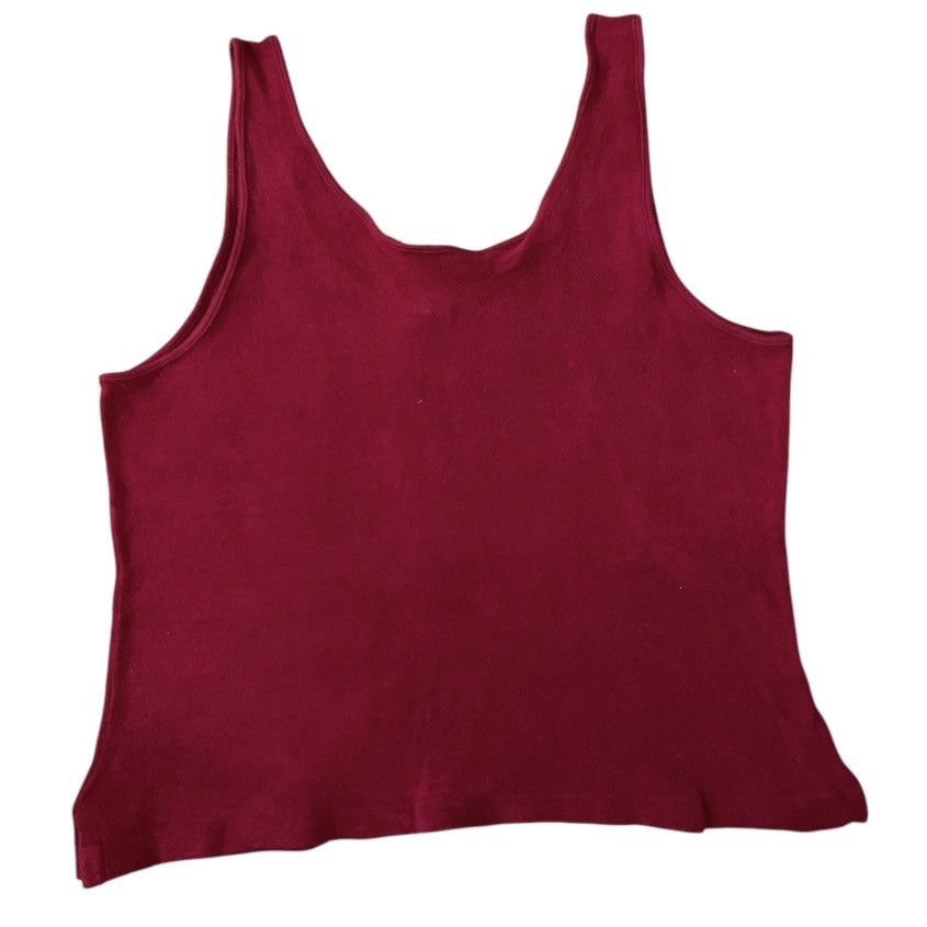 Vintage Vintage 80s Raspberry Pink Sleeveless Terrycloth Tank Top Size M / US 6-8 / IT 42-44 - 14 Thumbnail