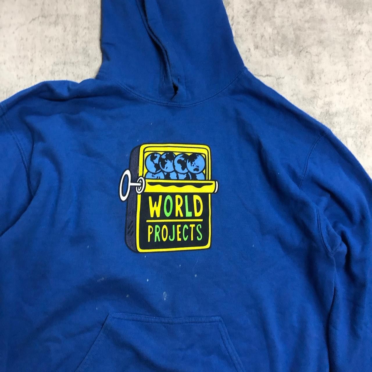 Other Blue boxy hoodie vintage hip hop rap Size US M / EU 48-50 / 2 - 2 Thumbnail