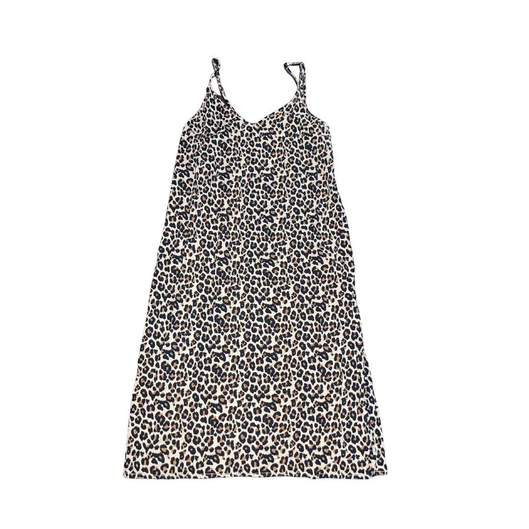 Brixton Brixton Leopard Print Midi Slip Dress Size Large Strap Chic Size L / US 10 / IT 46 - 3 Thumbnail