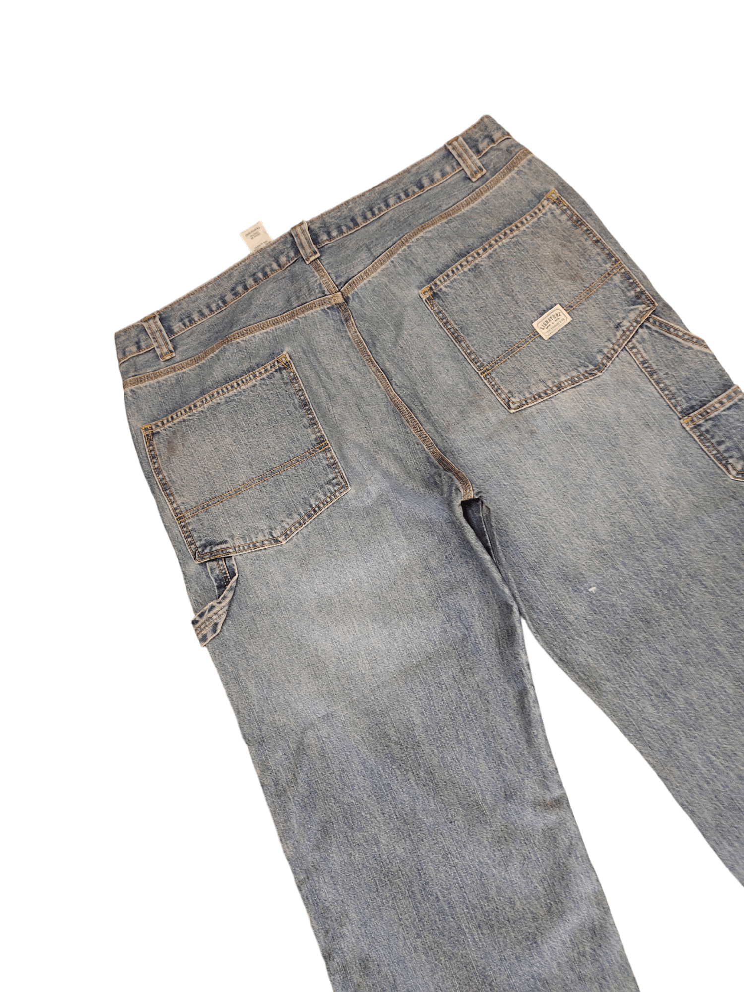 Levi's W42 Vintage Y2k Levis Carpenter Baggy Denim Pants Jnco Style Size US 42 / EU 58 - 6 Thumbnail