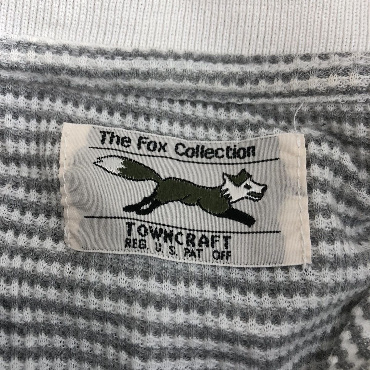 Vintage TOWNCRAFT x FREAKS STORE Fox Collection Waffle Tee Shirt Top Size US M / EU 48-50 / 2 - 4 Thumbnail