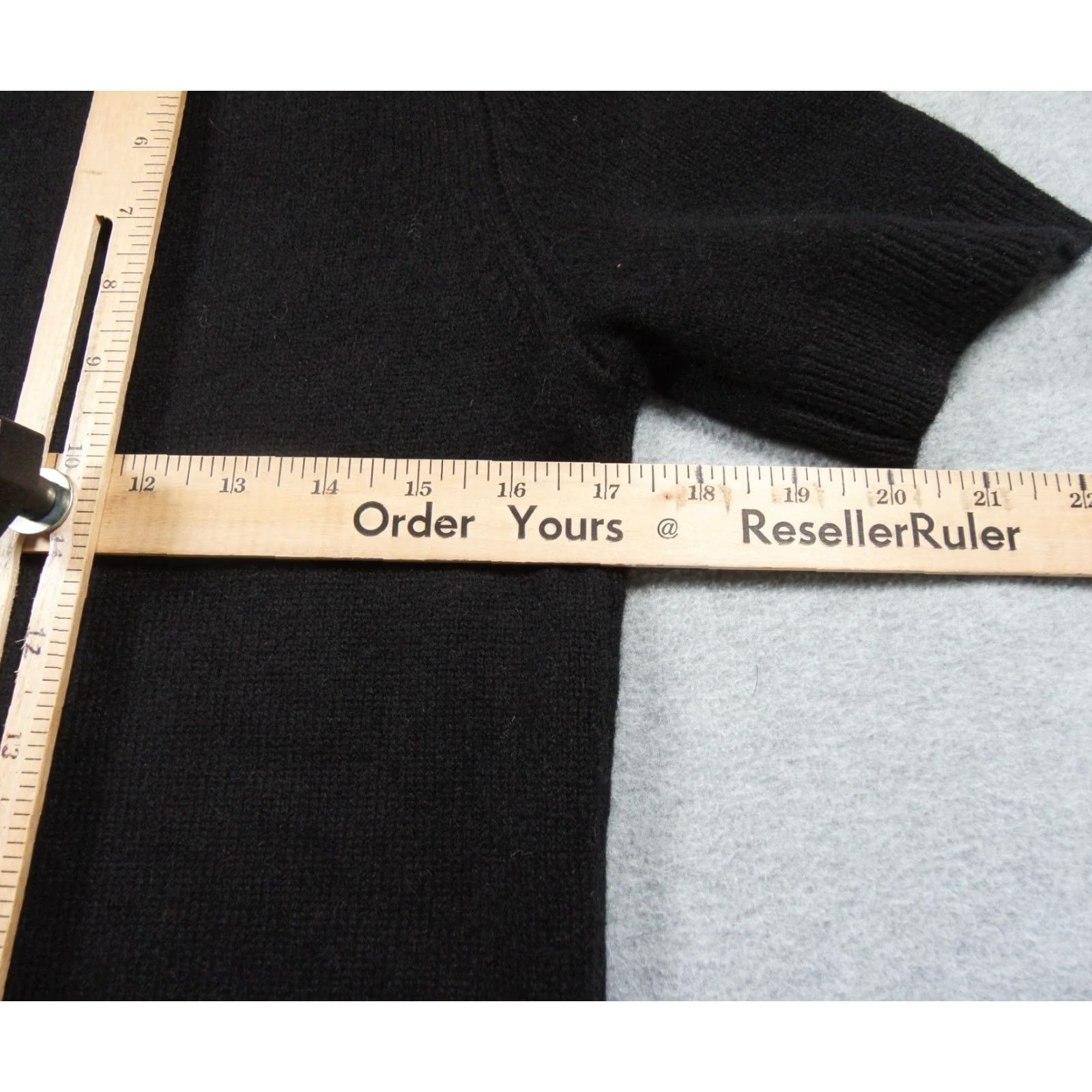 Quince Quince Dress Womens XSmall Black Mini Mongolian Cashmere Short Sleeve Ladies Size 28" / US 6 / IT 42 - 7 Thumbnail