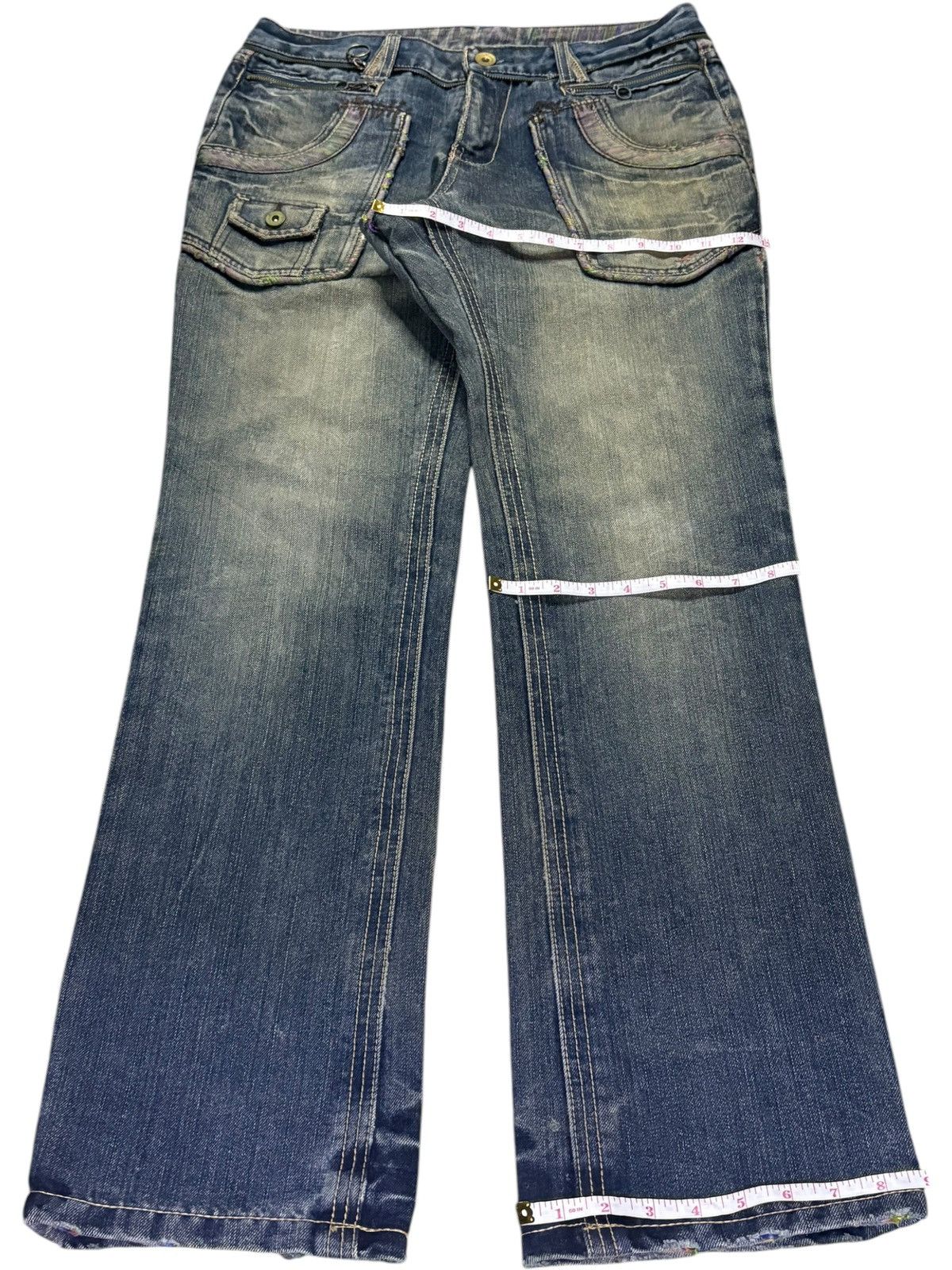 Japanese Brand Vintage Japanese Brand Mud Wash Distressed Baggy Jeans Size US 33 - 16 Thumbnail
