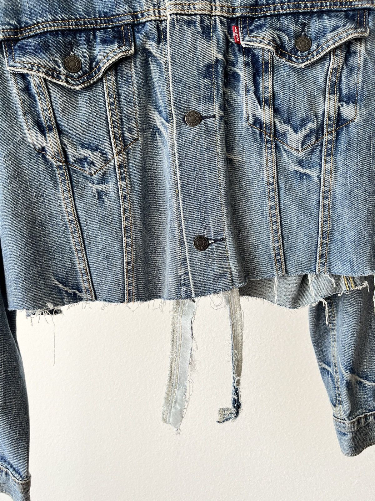 Levi's Denim Cropped Levi Jacket L/XL Size US XL / EU 56 / 4 - 6 Thumbnail