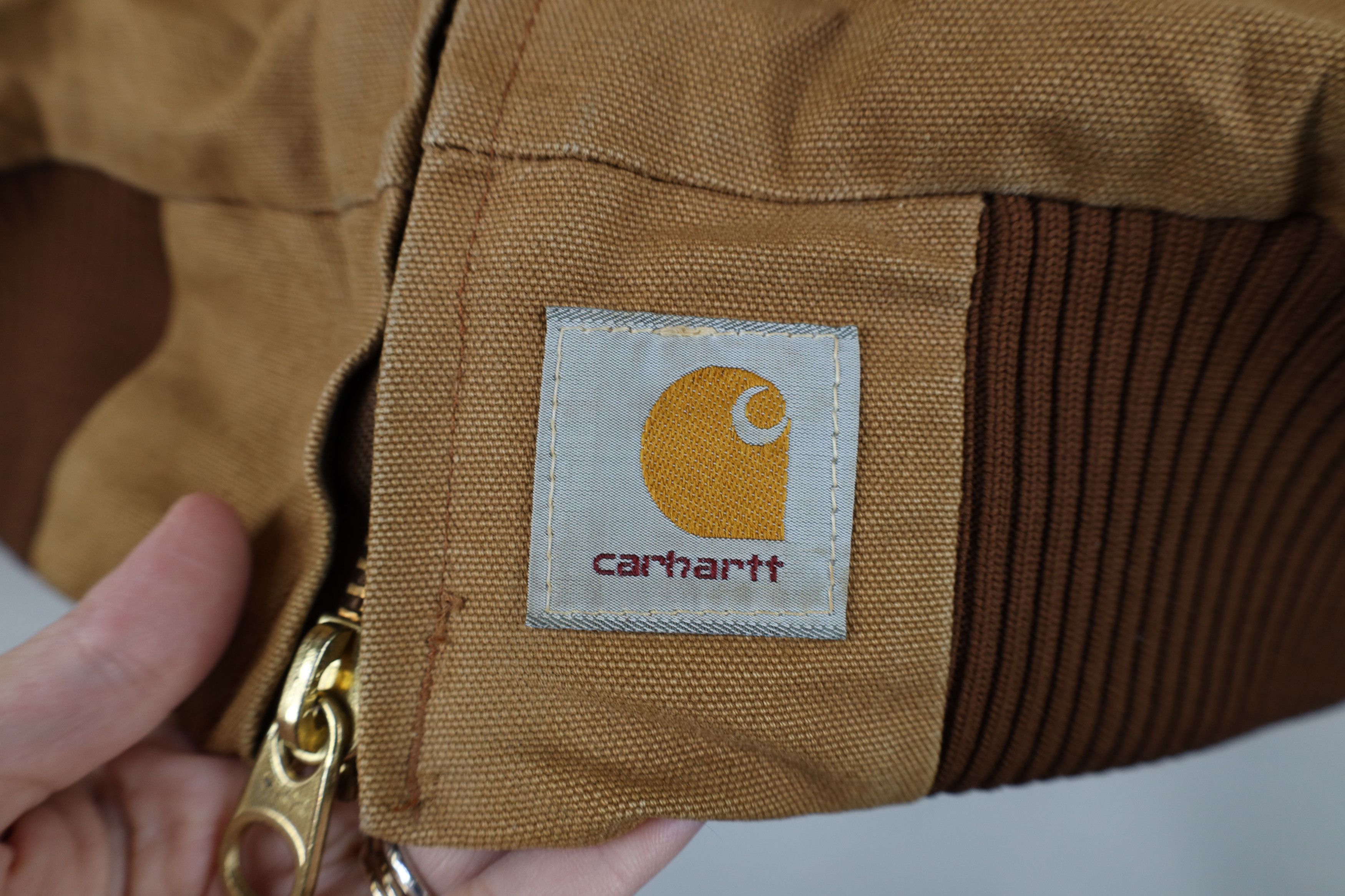 Carhartt Vintage 90s Carhartt Quilted Western Bomber Jacket Brown J13 Size US M / EU 48-50 / 2 - 5 Thumbnail