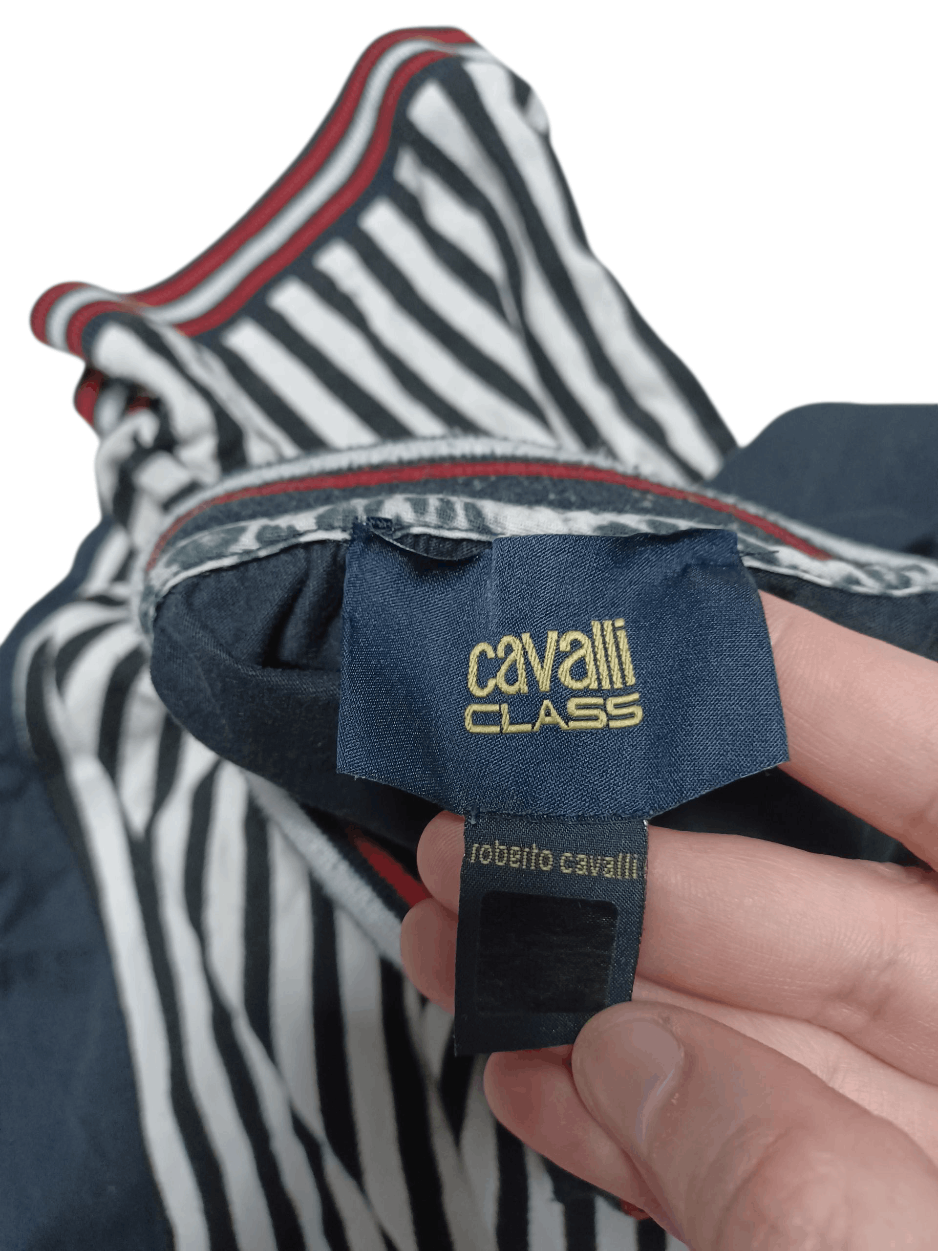 Cavalli Class CAVALLI CLASS DISTRESSED VINTAGE LUXURY POLO SHIRT DESIGNER Size US XXL / EU 58 / 5 - 6 Thumbnail