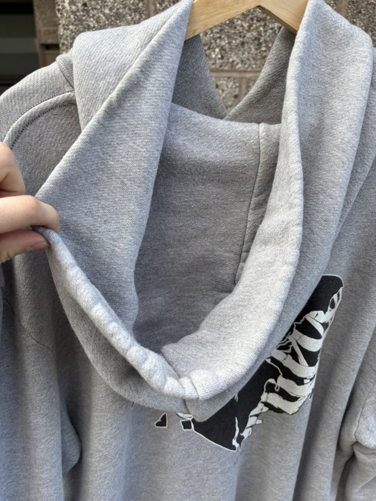 Amiri Grey Amiri Heavyweight Lovers Hoodie Size US L / EU 52-54 / 3 - 4 Thumbnail