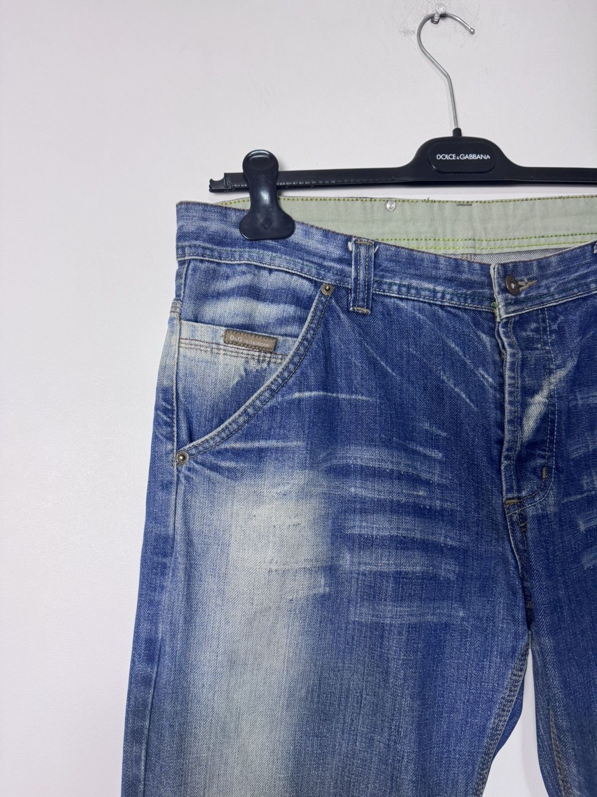 Dolce & Gabbana Dolce & Gabbana D&G Washed Archive Denim Jeans Faded 00s Size US 34 / EU 50 - 4 Thumbnail