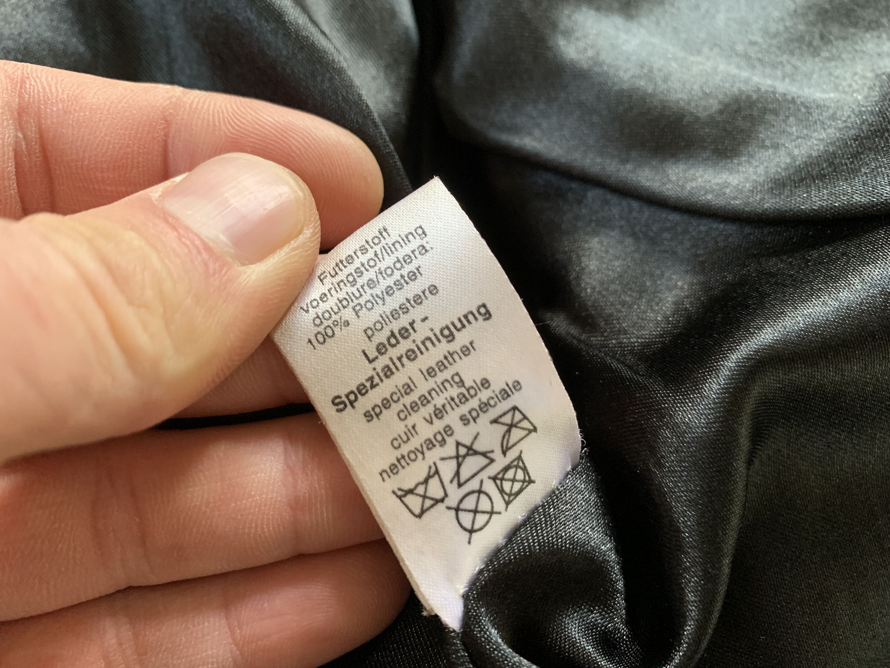 Other Vintage Best Connections Black Leather Zip Pocket Jacket Size M / US 6-8 / IT 42-44 - 8 Thumbnail