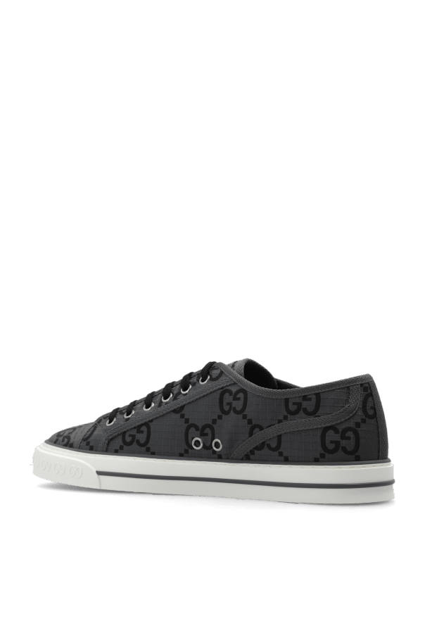 Gucci o1s1wg110325 Men's Gucci Tennis 1977 Sneakers Grey & Black Size US 15 / EU 48 - 5 Thumbnail