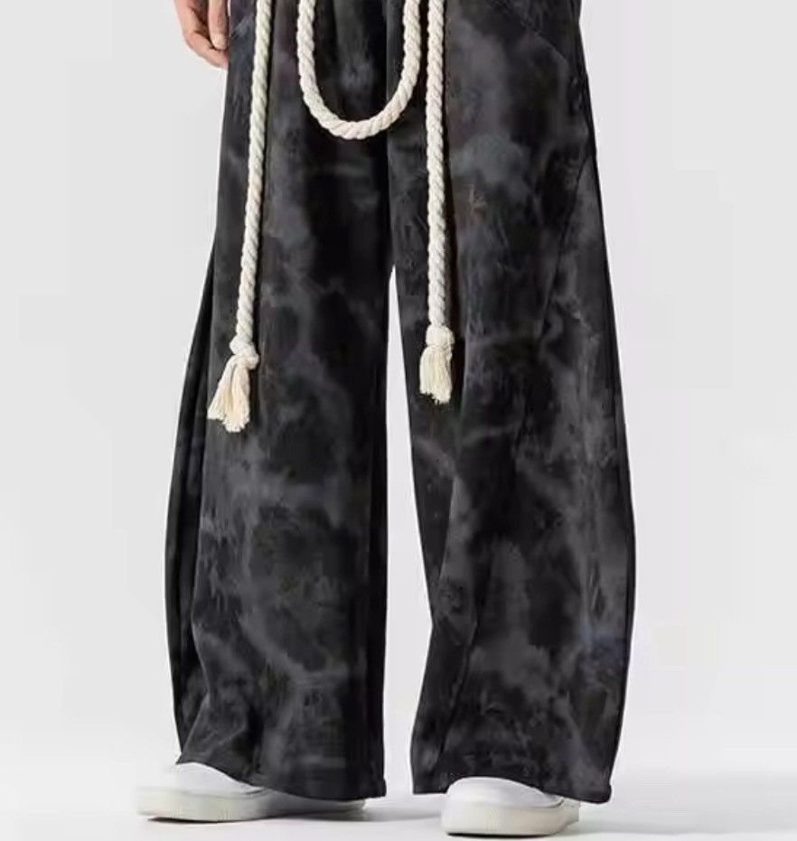 Japanese Brand Baggy rope lace sweats Size US 29 - 4 Thumbnail