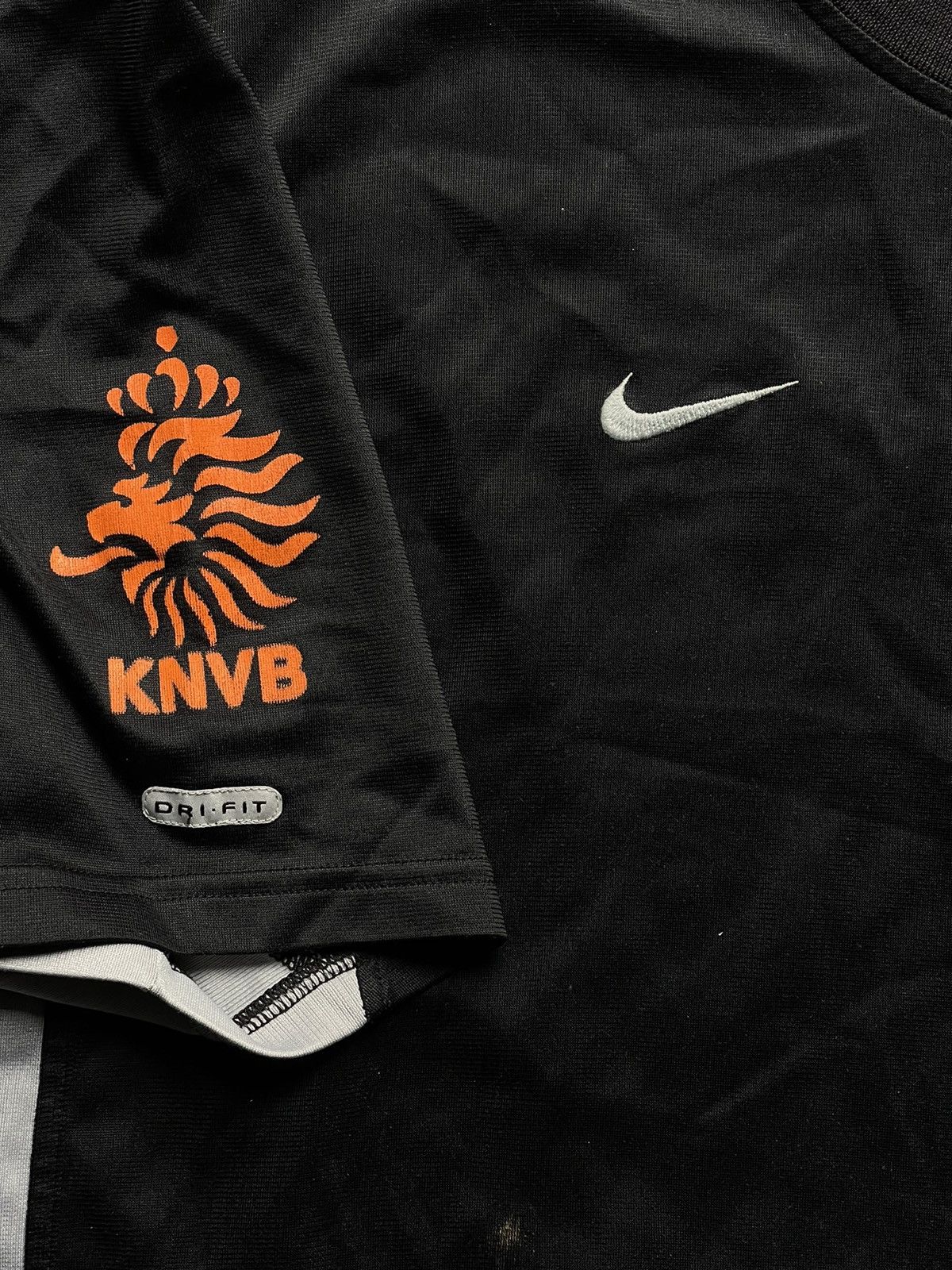 Nike × Vintage 90’s Nike KNVB Holland black vintage soccer jersey Size US XXL / EU 58 / 5 - 4 Thumbnail