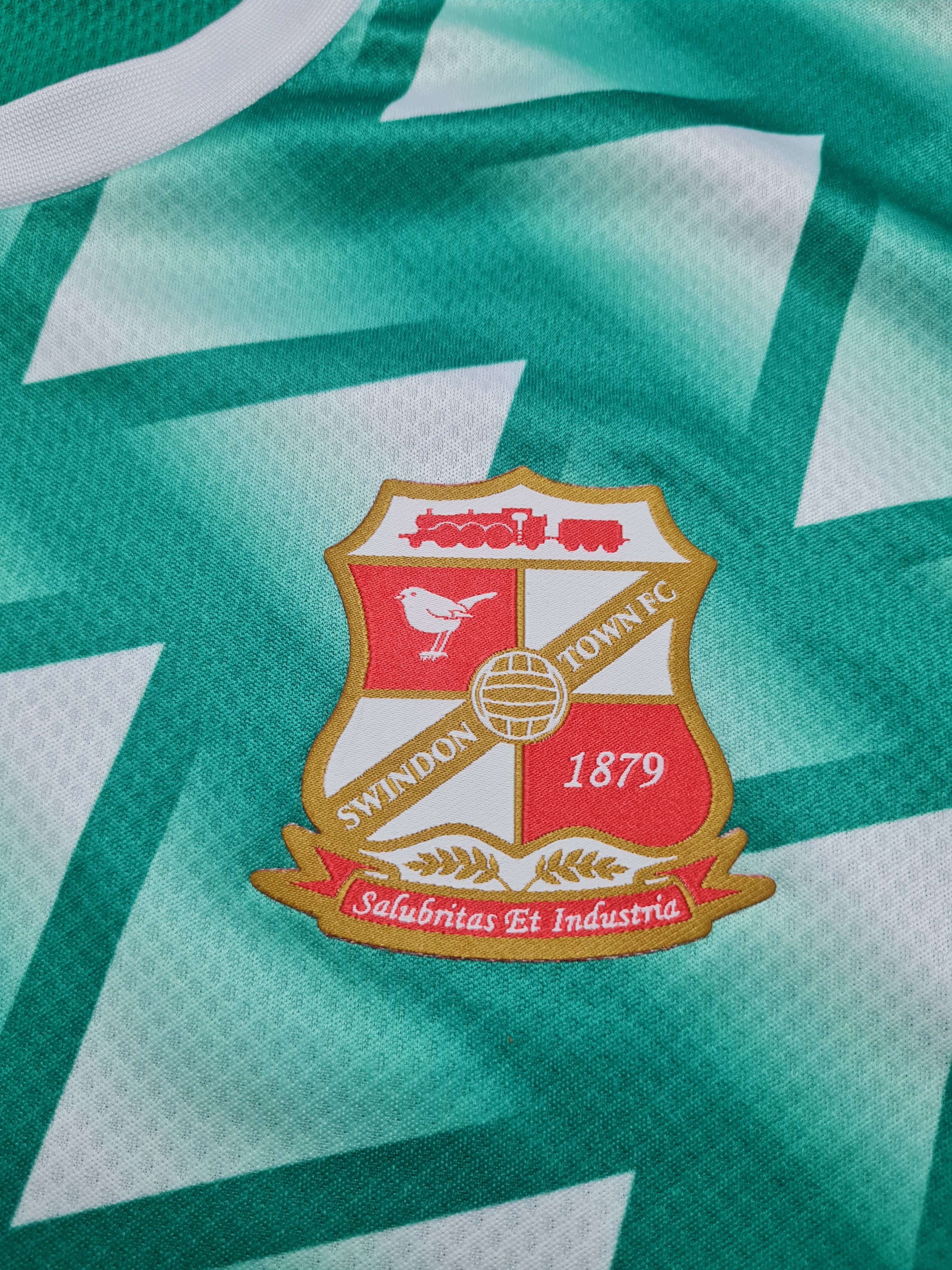Puma Swindon Town 2022-23 Third Football Shirt Puma Retro Green Size US XL / EU 56 / 4 - 16 Thumbnail