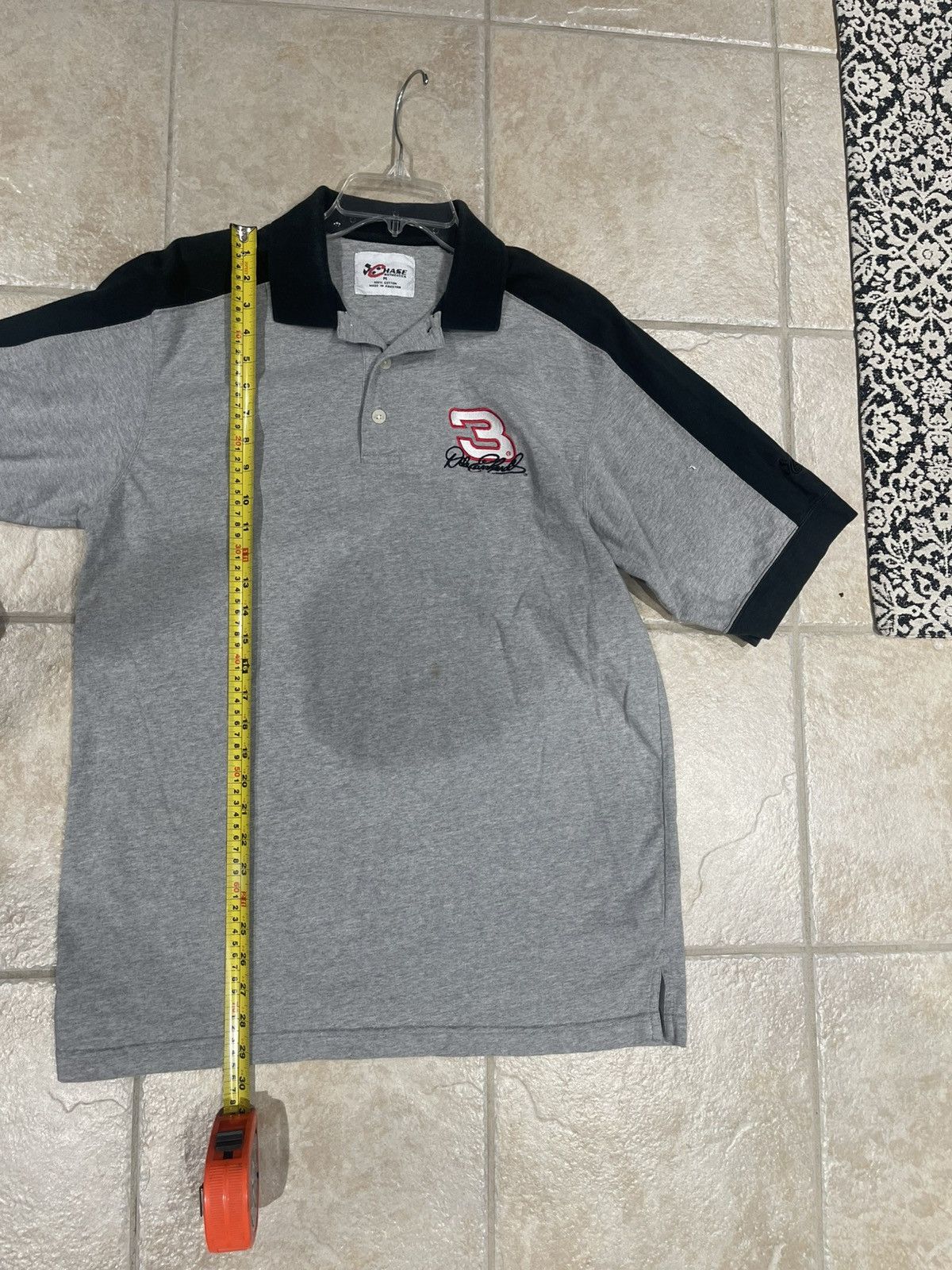 Chase Authentics VTG Chase Authentics Dale Earnhardt Polo Shirt Men M Gray Size US M / EU 48-50 / 2 - 6 Thumbnail