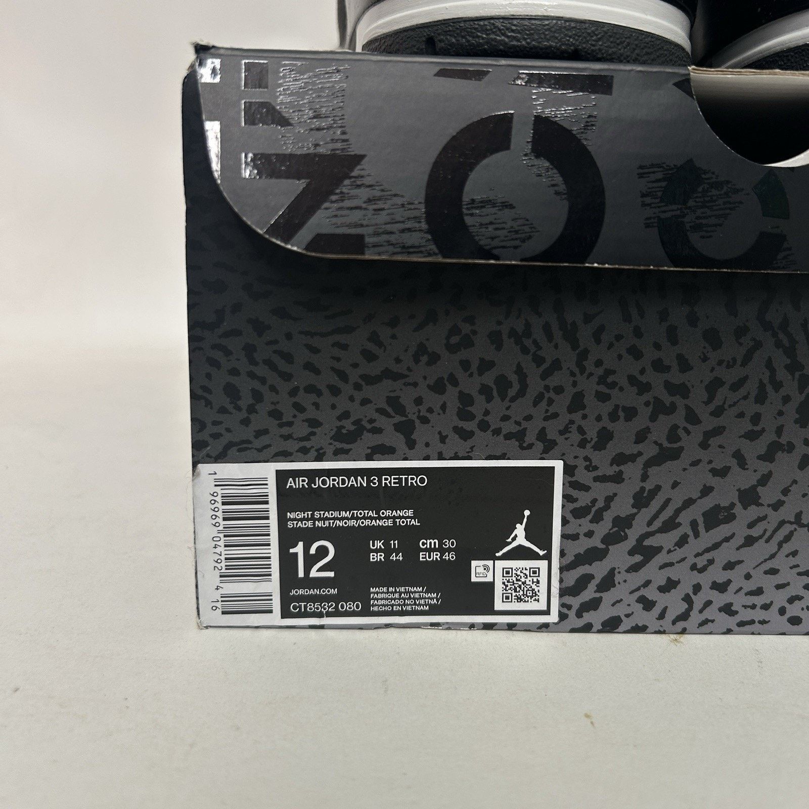 Jordan Brand Nike Air Jordan 3 Retro OG “Fear Pack” Size US 12 / EU 45 - 5 Thumbnail