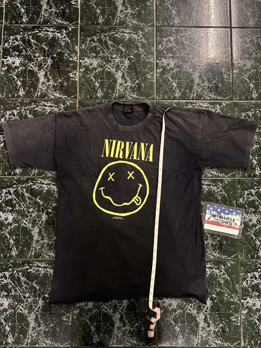 Nirvana Nirvana ( Smiley 1992 BROCKUM ) T Shirt Size US XL / EU 56 / 4 - 6 Thumbnail