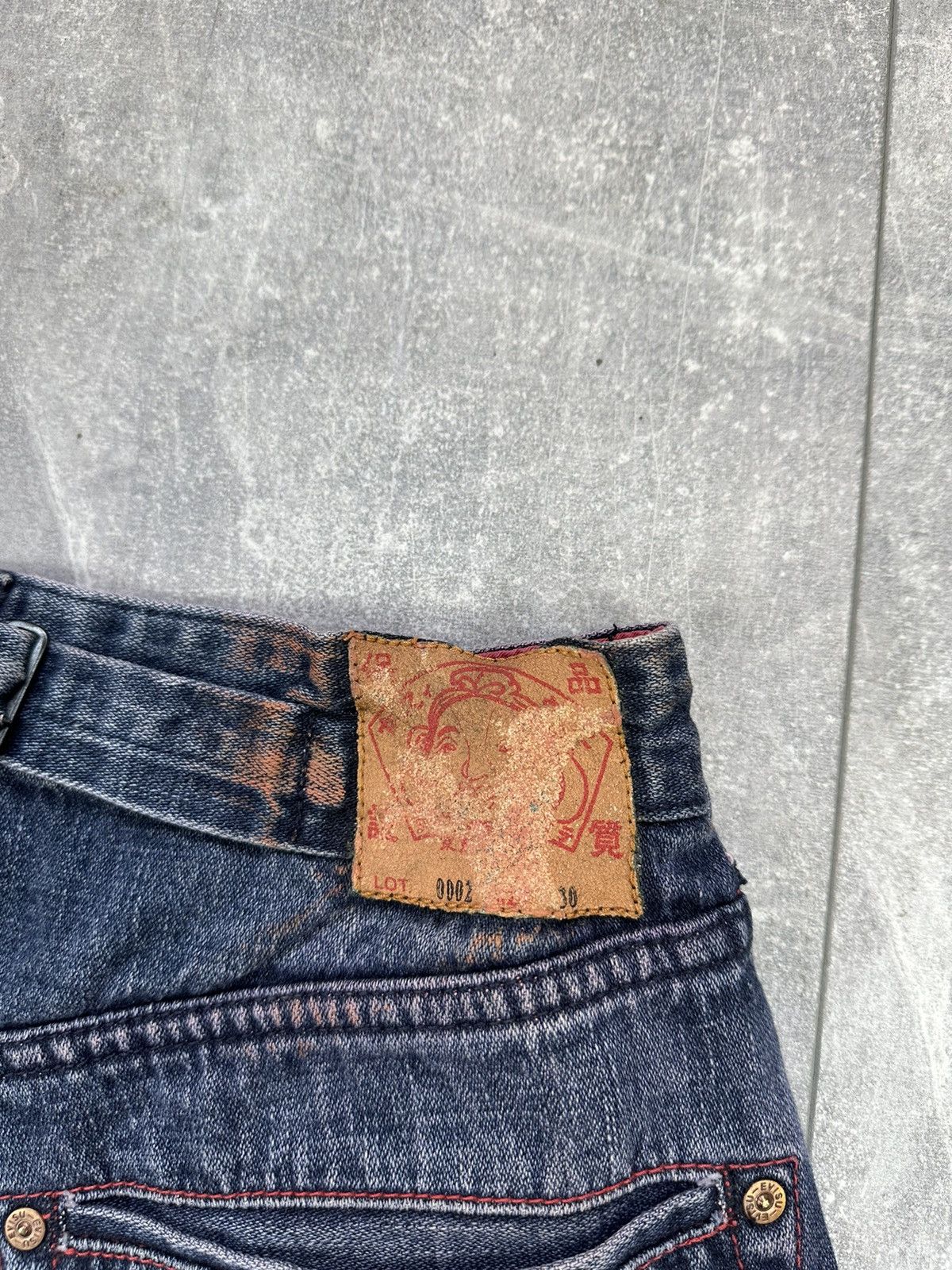 Evisu Vintage Evisu Japanese Denim Jeans Pants Overprint Logo Size US 30 / EU 46 - 23 Thumbnail