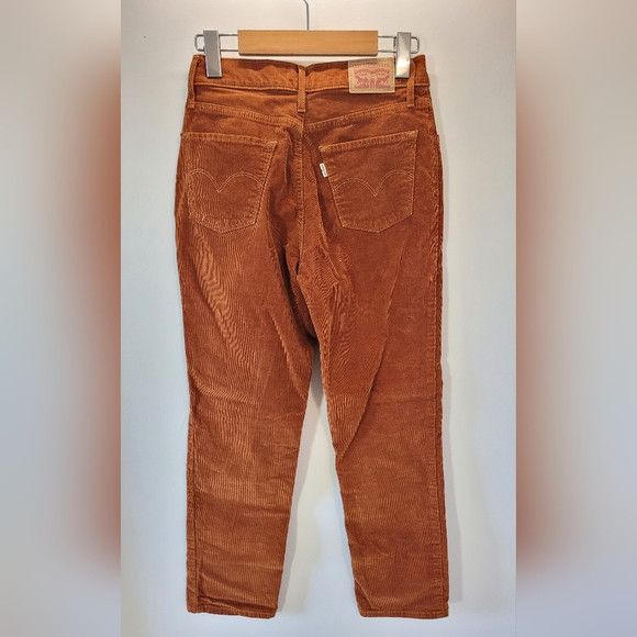 Levi's Levis 724 Straight Corduroy Pants 25" Rust Cotton button Fly Size 25" / US 0 / IT 36 - 2 Thumbnail