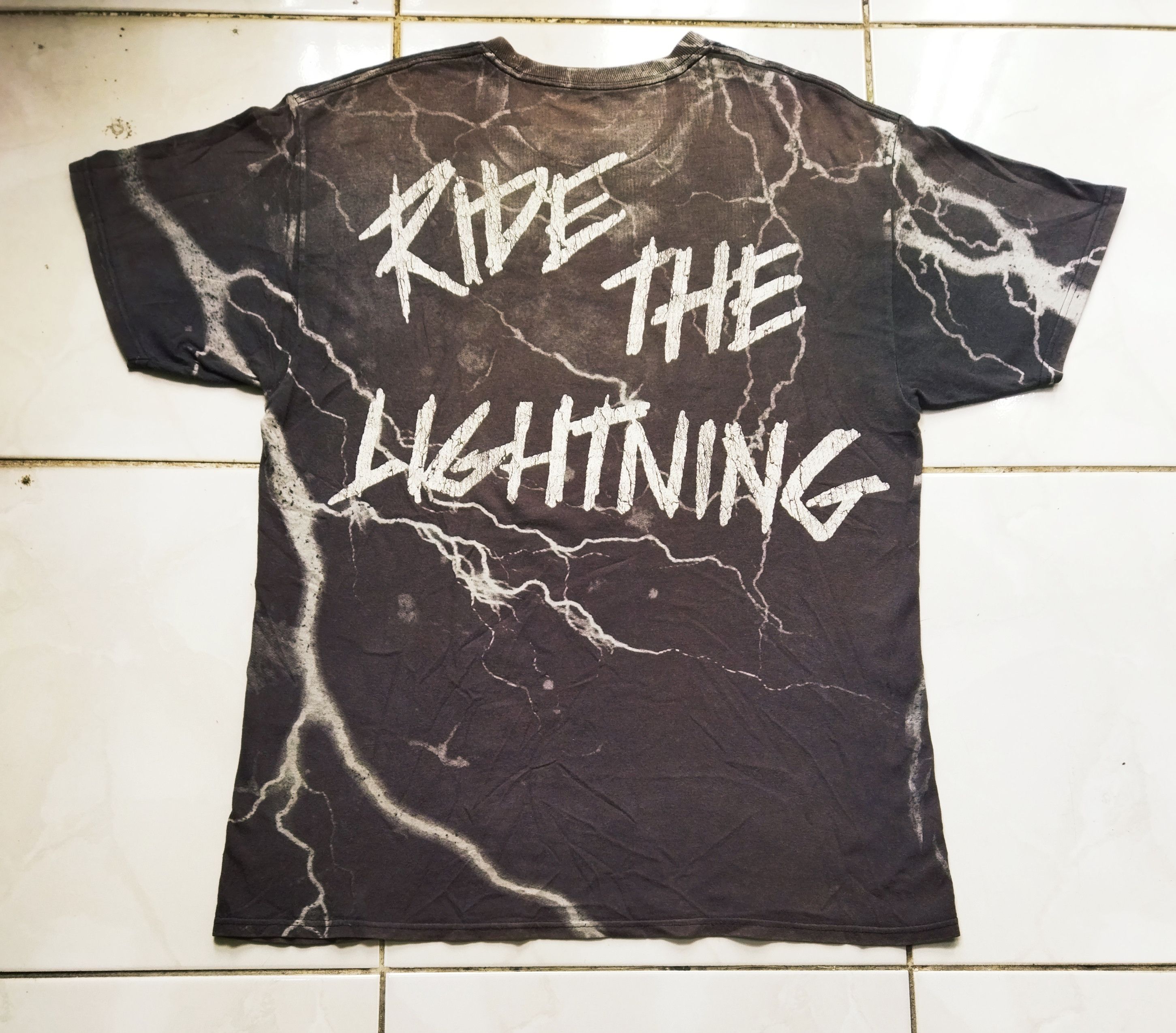 Band Tees METALLICA ride the lightning fullprint t shirt Size US L / EU 52-54 / 3 - 2 Thumbnail