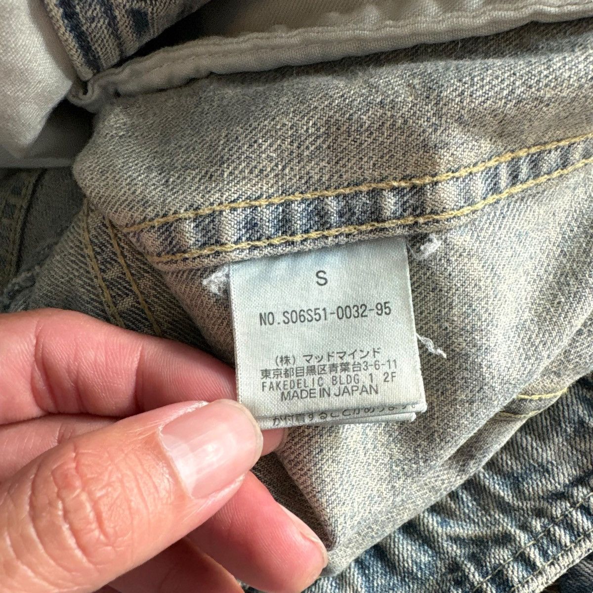 Helmut Lang × If Six Was Nine × Tornado Mart TORNADOMART JAPAN DISTRESSED WASHED DENIM Size S / US 4 / IT 40 - 9 Thumbnail