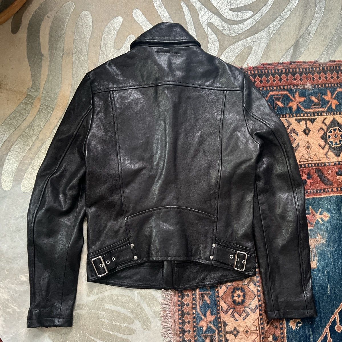 Diesel Black Gold Leather Jacket deals