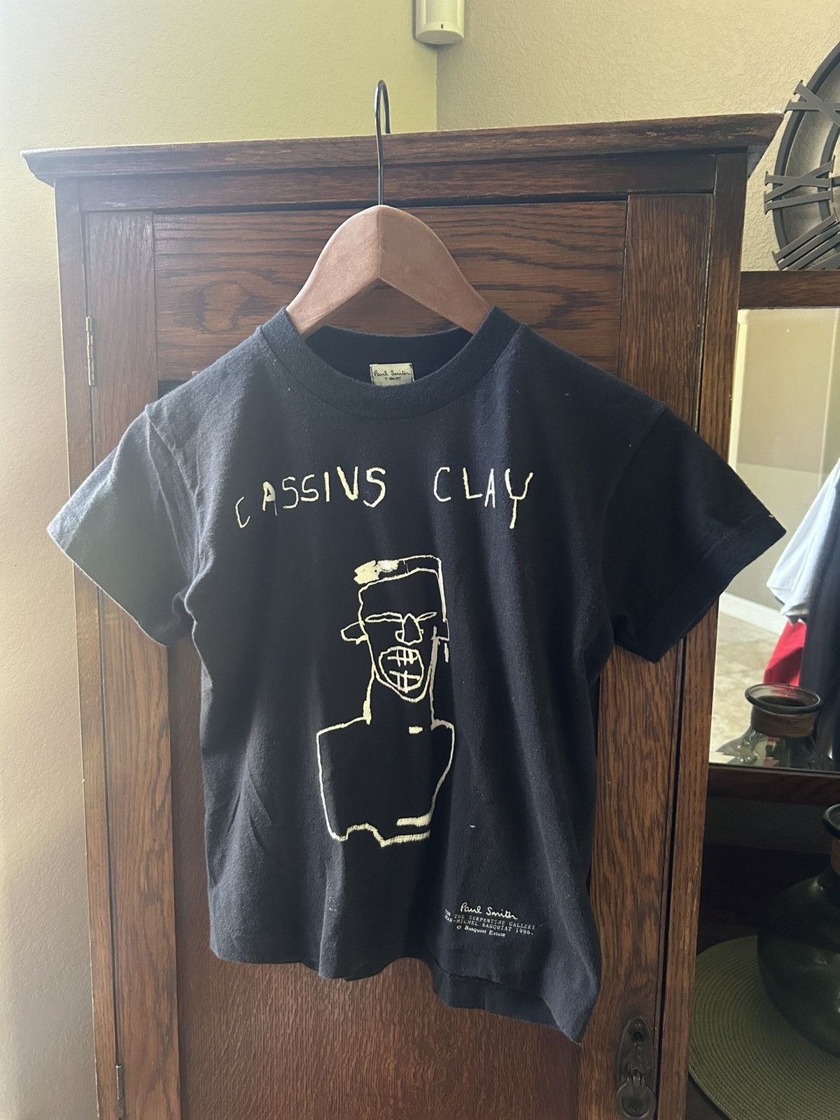 Vintage Vintage 1996 Jean-Michel Basquiat ‘Cassius Clay’ Tee Size US XXS / EU 40 - 1 Thumbnail