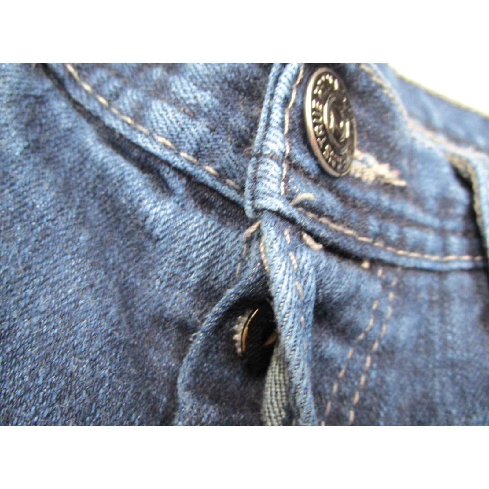 True Religion True Religion Jeans Women 24 Blue Brianna Low Rise Button Fly Denim 28x29 Size 42" / US 20 - 7 Thumbnail