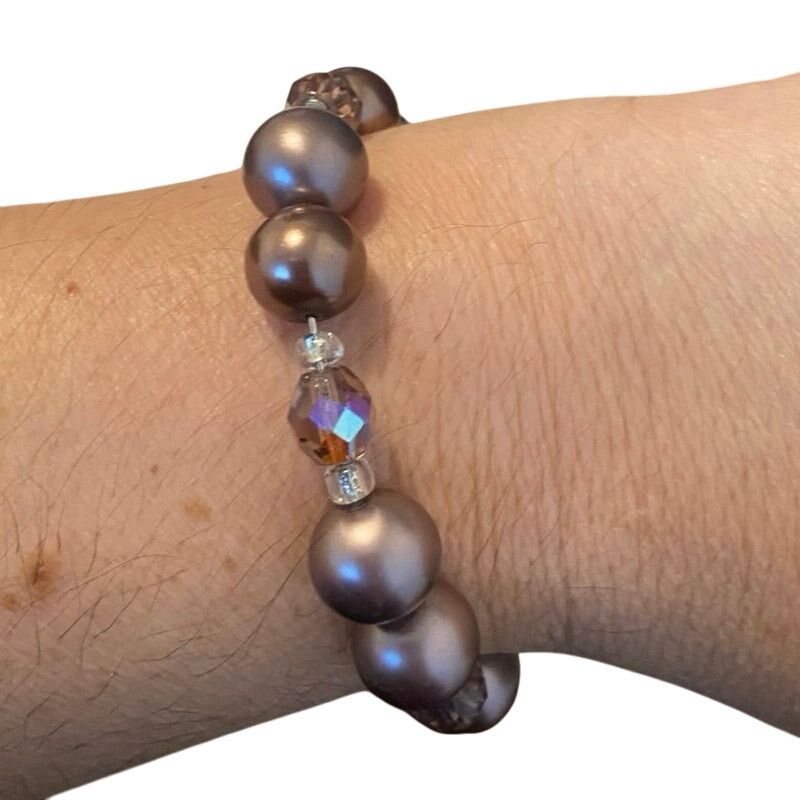 Handmade Handmade purple bead bracelet Size ONE SIZE - 1 Thumbnail