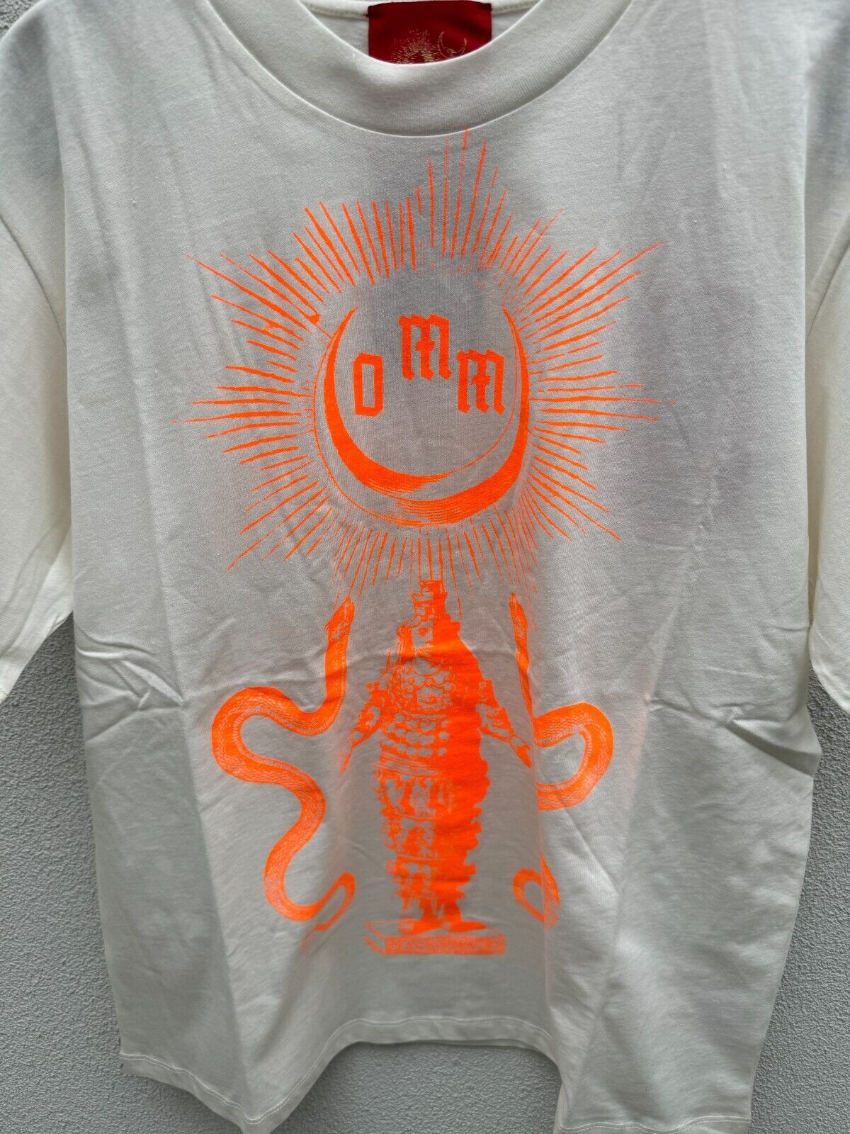 Dilara Findikoglu Dilara Findikoglu Unisex White Neon Cybele Goddess Print Size US XL / EU 56 / 4 - 7 Thumbnail