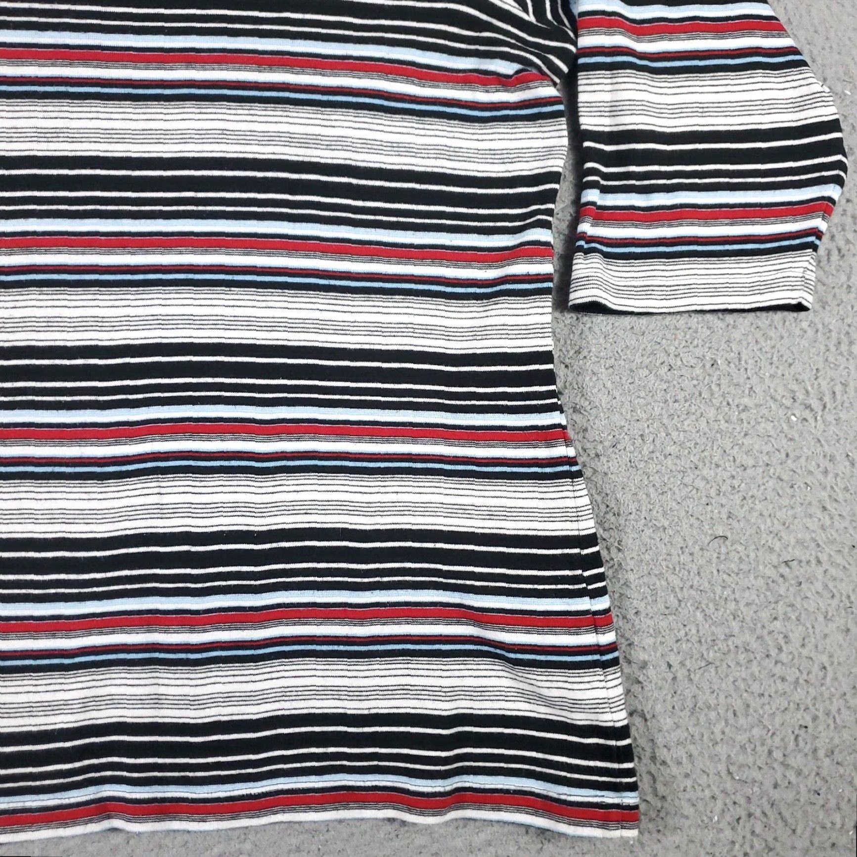 Tommy Hilfiger VINTAGE Tommy Hilfiger T-Shirt Womens Plus Size 2X White Black Red Striped Crew Neck Casual Size XXL / US 16-18 / IT 52-54 - 4 Thumbnail