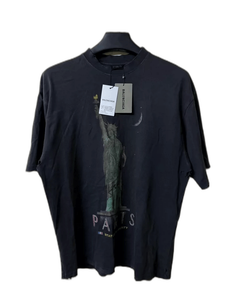 Balenciaga Balenciaga Statue of Liberty Short Sleeve Shirt-2506 Size US XS / EU 42 / 0 - 1 Thumbnail