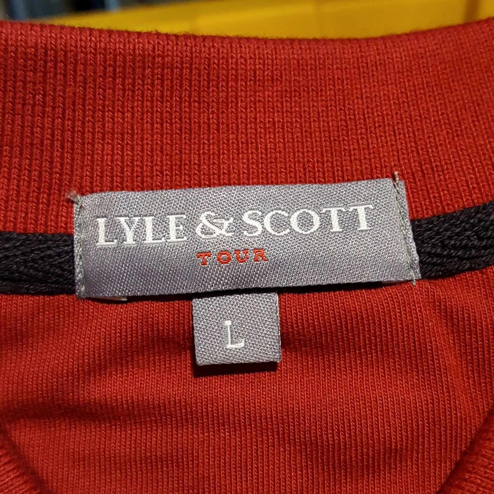 Lyle & Scott VINTAGE Lyle & Scott Golf Red Men's Size L Polo Shirt Short Sleeve Casual Shirt Polo Size US L / EU 52-54 / 3 - 6 Thumbnail