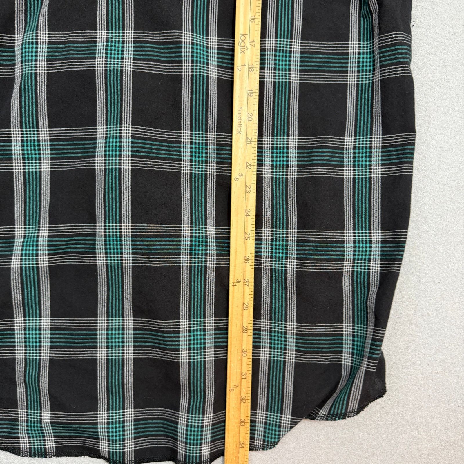 Wrangler Vintage Wrangler Pearl Snap Shirt Men's 17.5 XL Black Green Size US XL / EU 56 / 4 - 10 Thumbnail