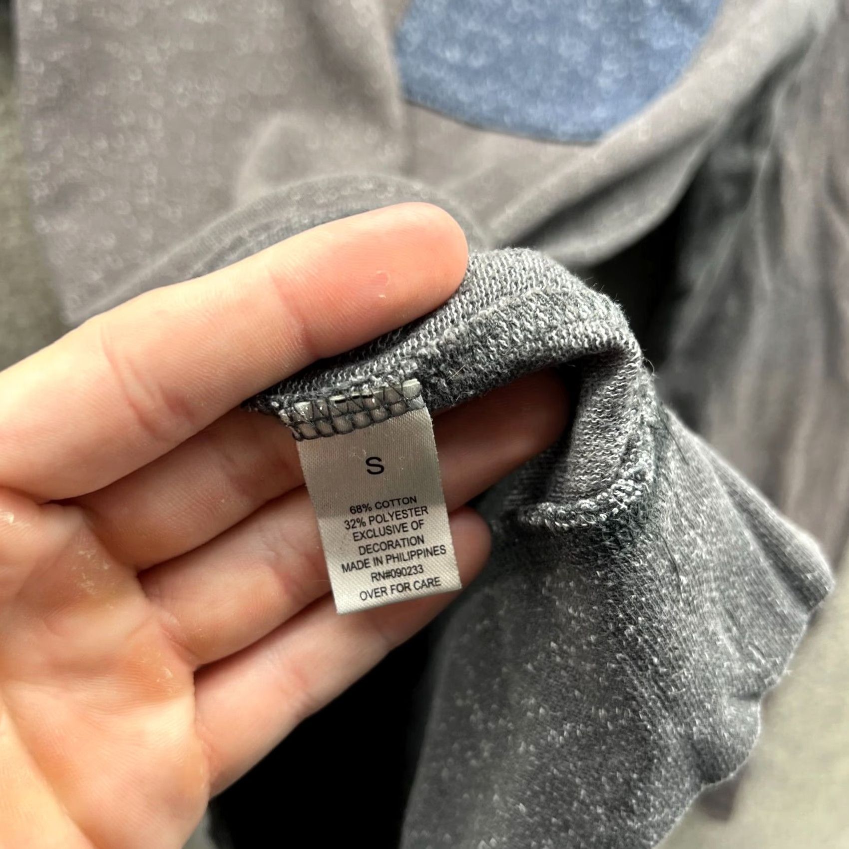 Quiksilver Quiksilver Sweatshirt Mens Small Blue Heather Crewneck Pullover Pocket Cotton Size US S / EU 44-46 / 1 - 7 Thumbnail