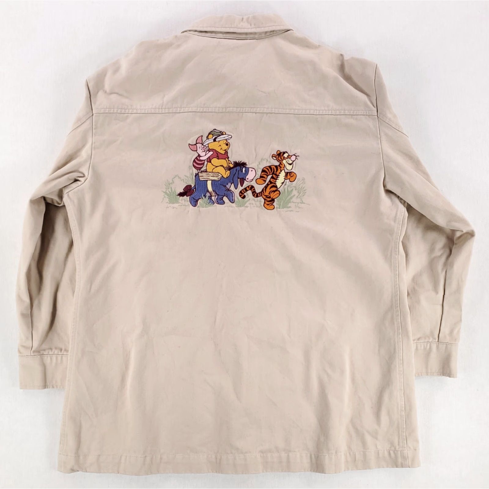 Disney Disney Store Embroidered Winnie the Pooh Safari Chore Jacket Womens XL Beige Size XL / US 12-14 / IT 48-50 - 6 Thumbnail
