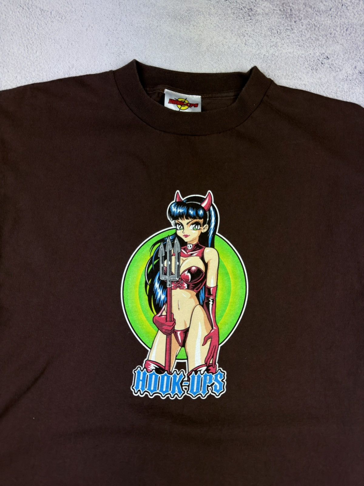Hook-Ups Hook-Ups Skateboards T-Shirt Anime Devil Girl Print Men’s Size US M / EU 48-50 / 2 - 4 Thumbnail