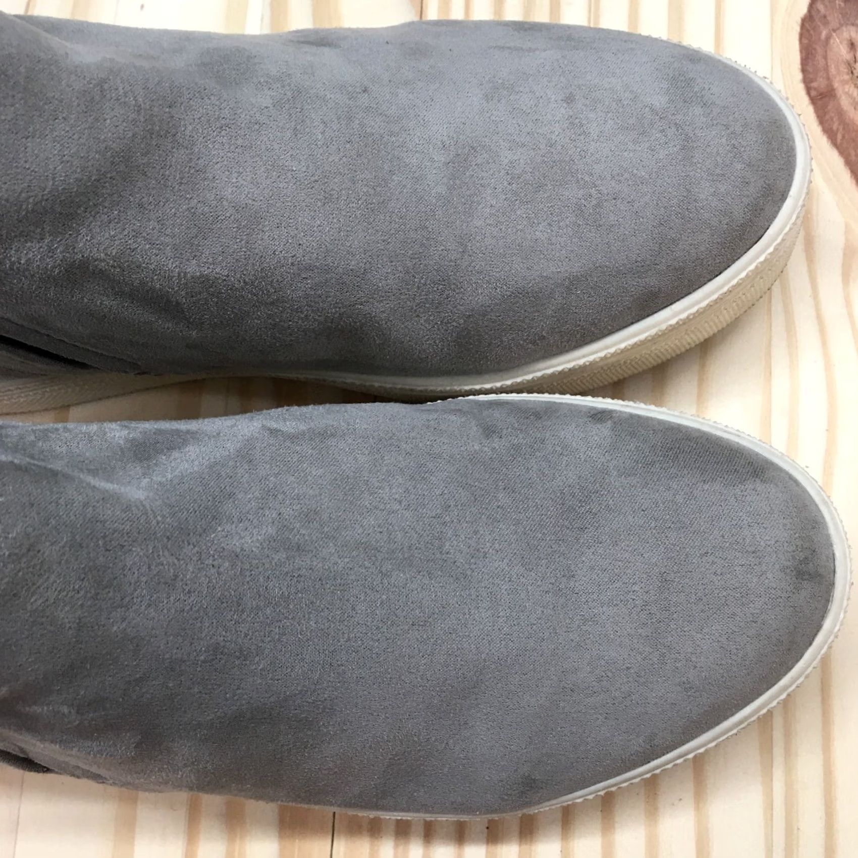 Dolce Vita Dolce Vita Ankle Boots Women 6 Gray Tate Round Toe High Top Slip On Casual Suede Shoes Size M / US 6-8 / IT 42-44 - 7 Thumbnail