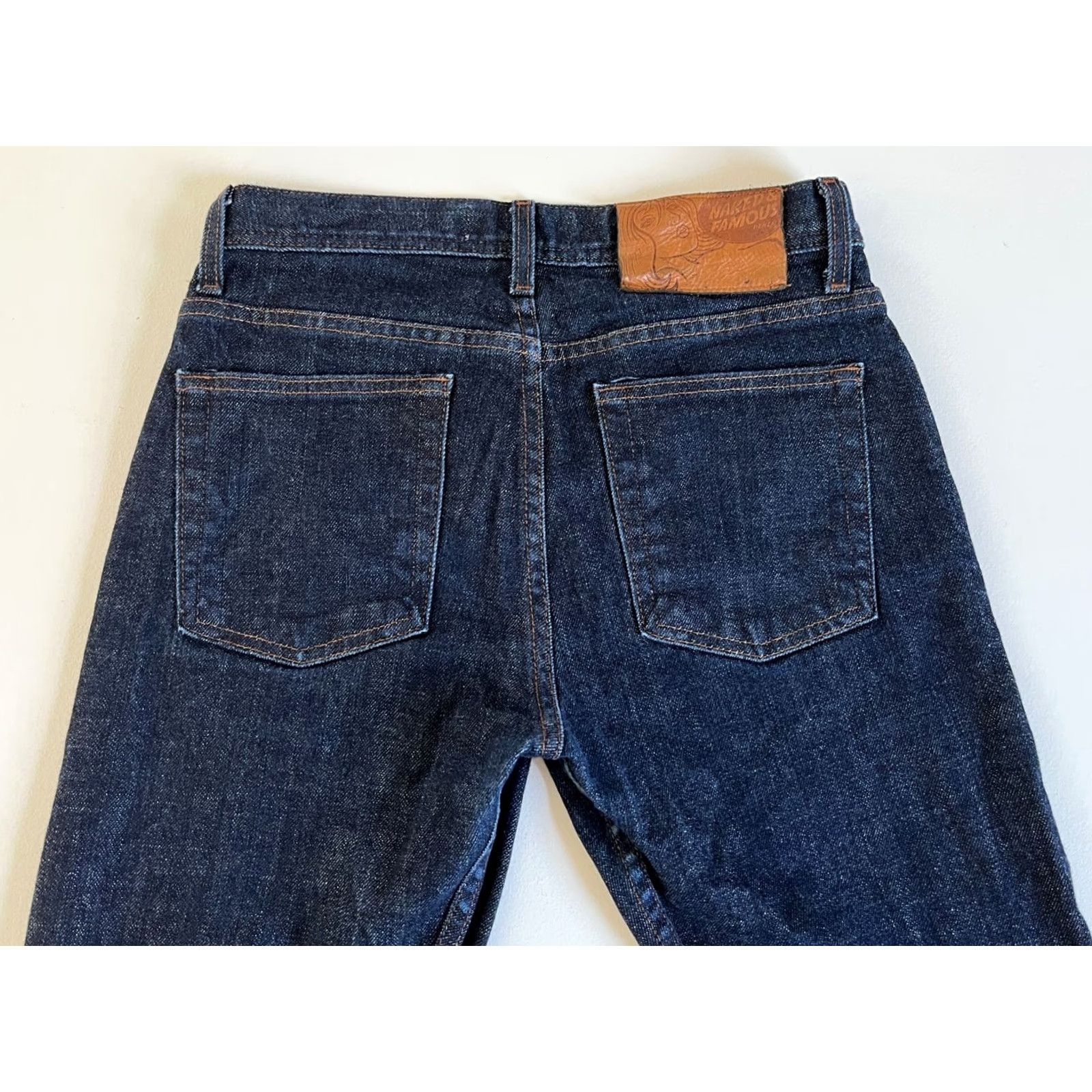 Vintage Naked & Famous Denim Weird Guy Stretch Selvedge Jeans Men’s 30x29 Blue Denim Straight 5-Pocket Authorized Vintage? No - proceed with title only Size US 30 / EU 46 - 6 Thumbnail