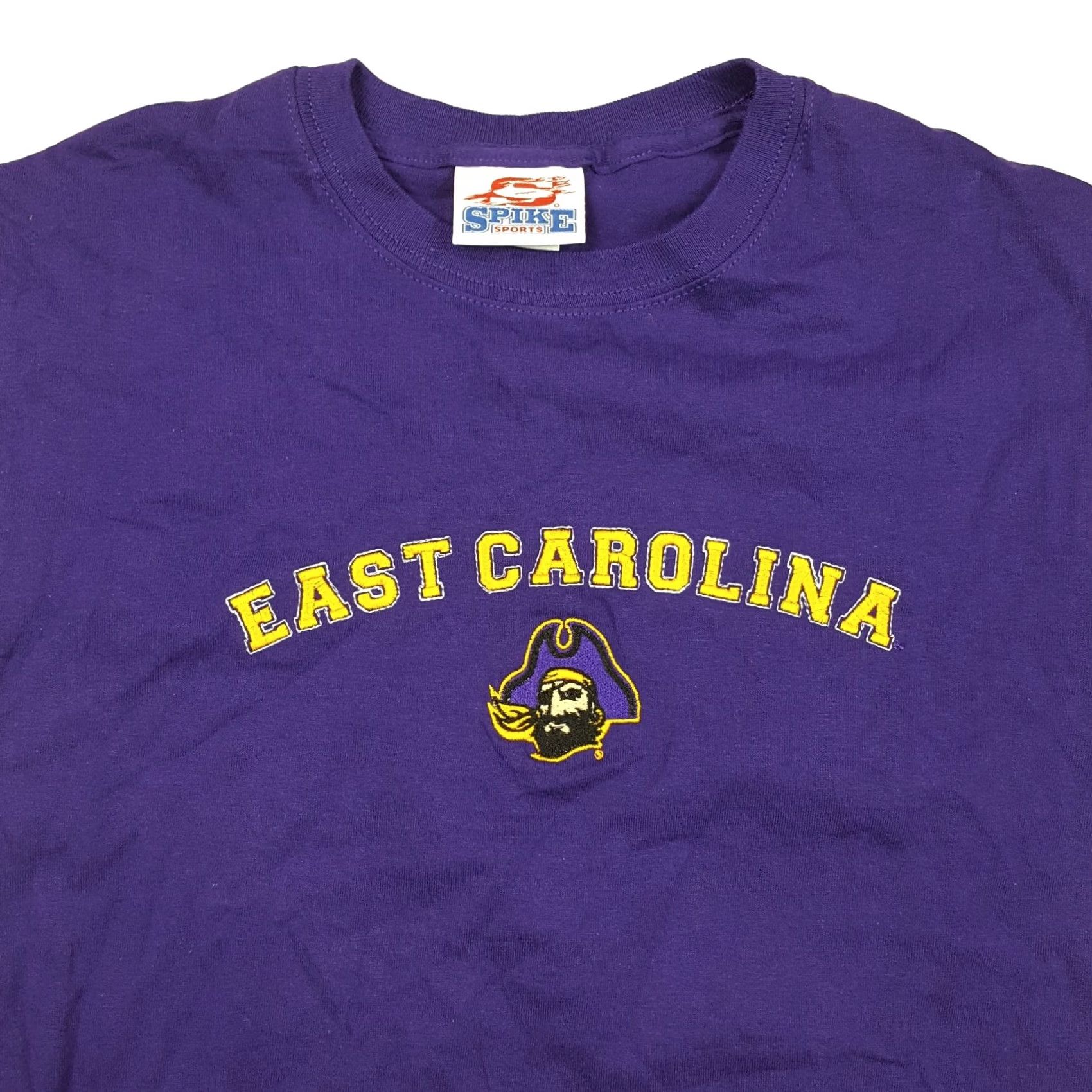 Vintage VINTAGE East Carolina Pirates Mens S Football NCAA College Purple Retro T Shirt Size US S / EU 44-46 / 1 - 2 Thumbnail