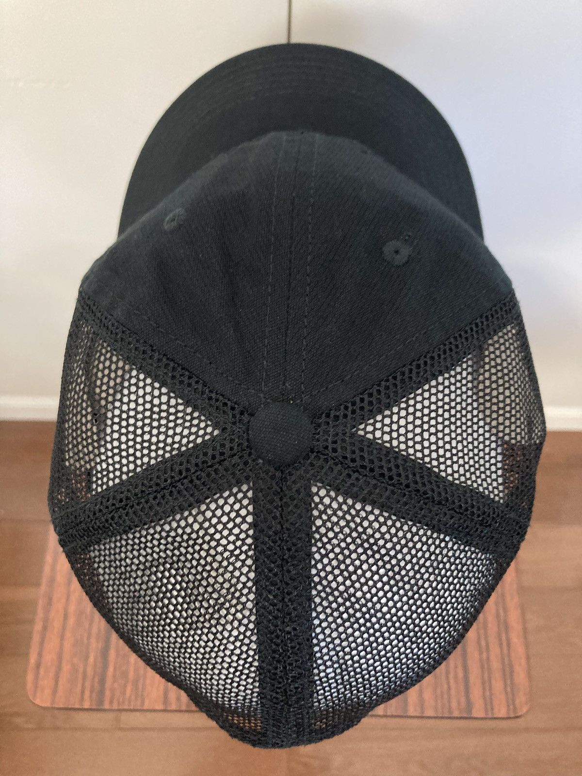 Timberland TIMBERLAND SOLID BLACK SNAPBACK HAT CAP MESH LOGO TRUCKER 🆕 Size ONE SIZE - 7 Thumbnail