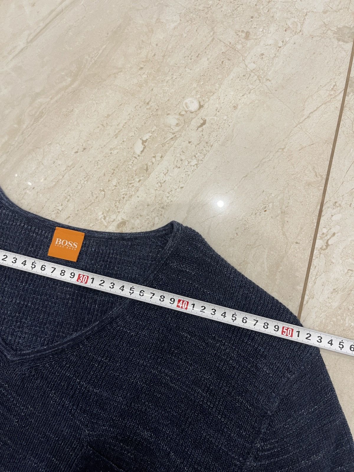 Hugo Boss Thin longsleeve sweater hugo boss blue jumper Size US XXL / EU 58 / 5 - 8 Thumbnail
