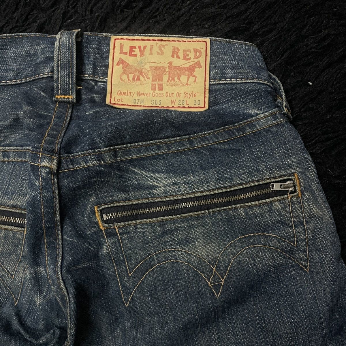 Levi's Levi's Red by Rikke Korff Flared Denim Size US 30 / EU 46 - 6 Thumbnail