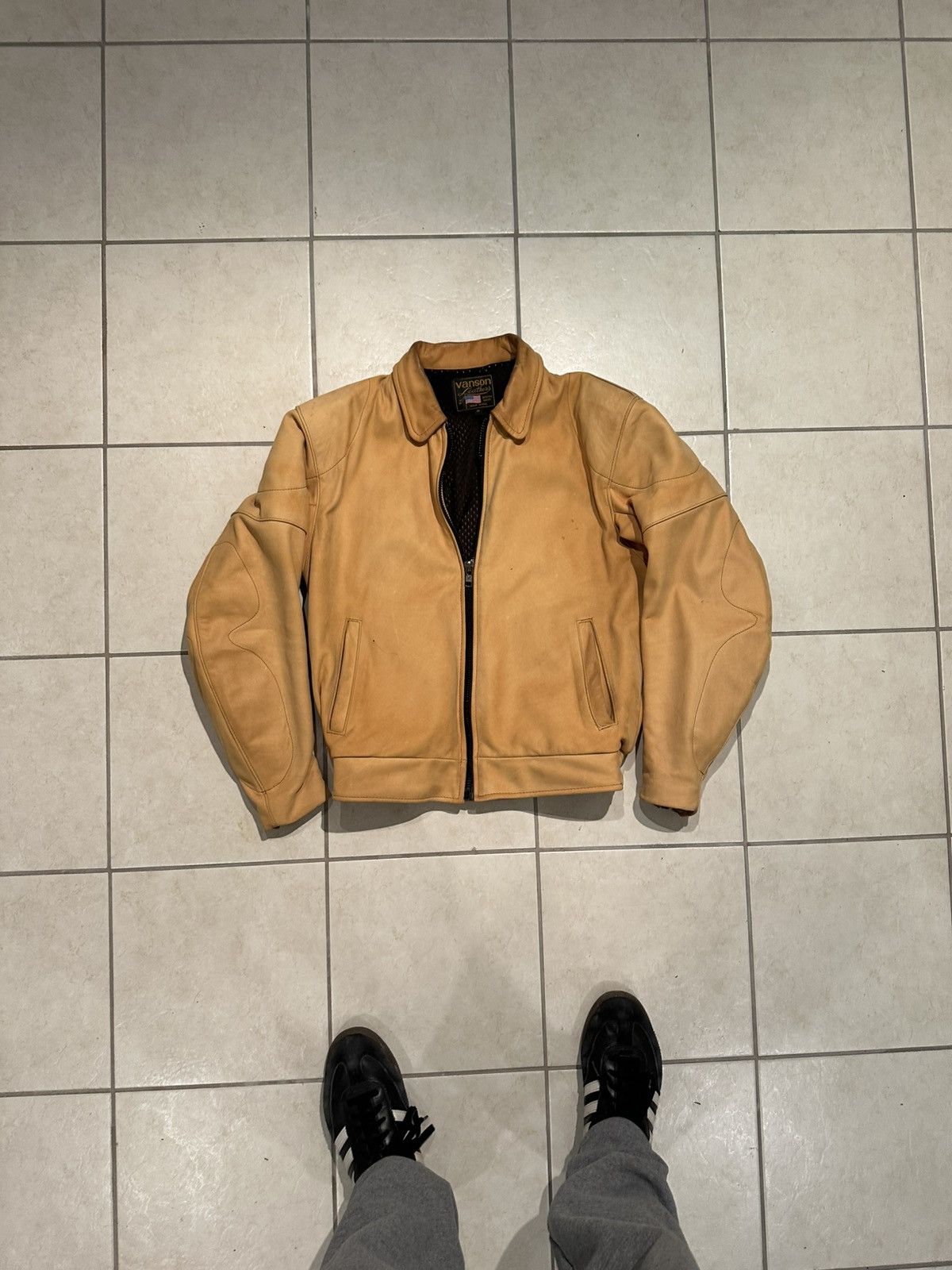 Vanson Leathers Yellow Vanson Leathers Motorcycle Jacket Size US M / EU 48-50 / 2 - 1 Thumbnail