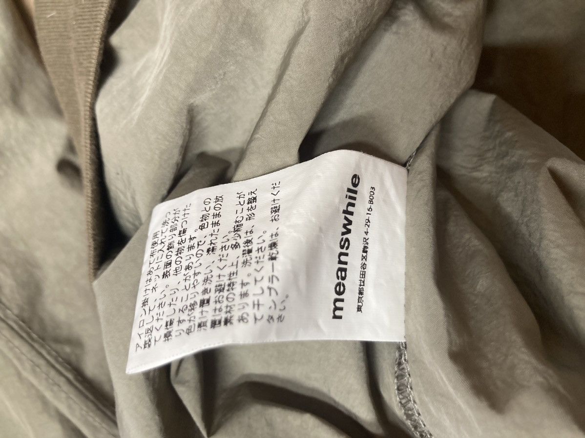 meanswhile Meanswhile escape zip popper salt shrink nylon shirt Size US S / EU 44-46 / 1 - 7 Thumbnail